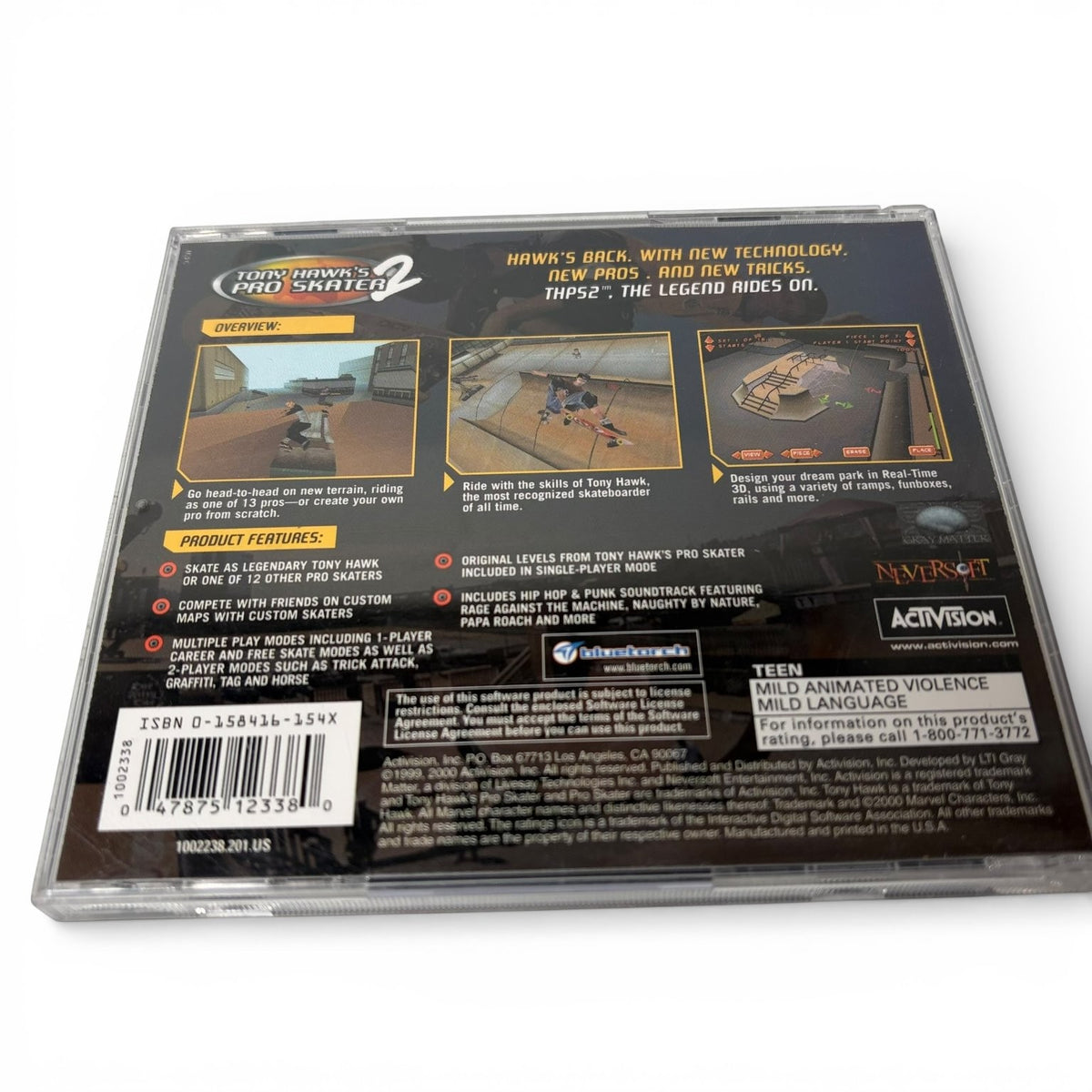 Tony Hawk's Pro Skater 2 PC Video Game Multiplayer Skateboarding