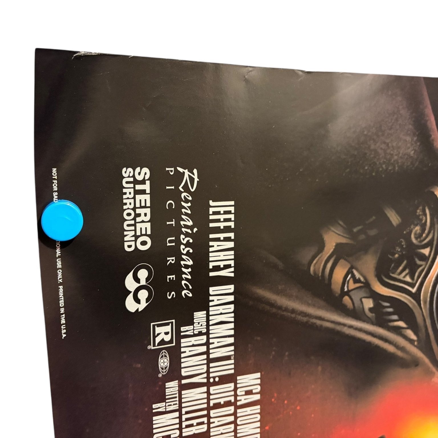 Darkman III Die Darkman Die 1996 Video Store Movie Poster USA 27"x40" Cult Film