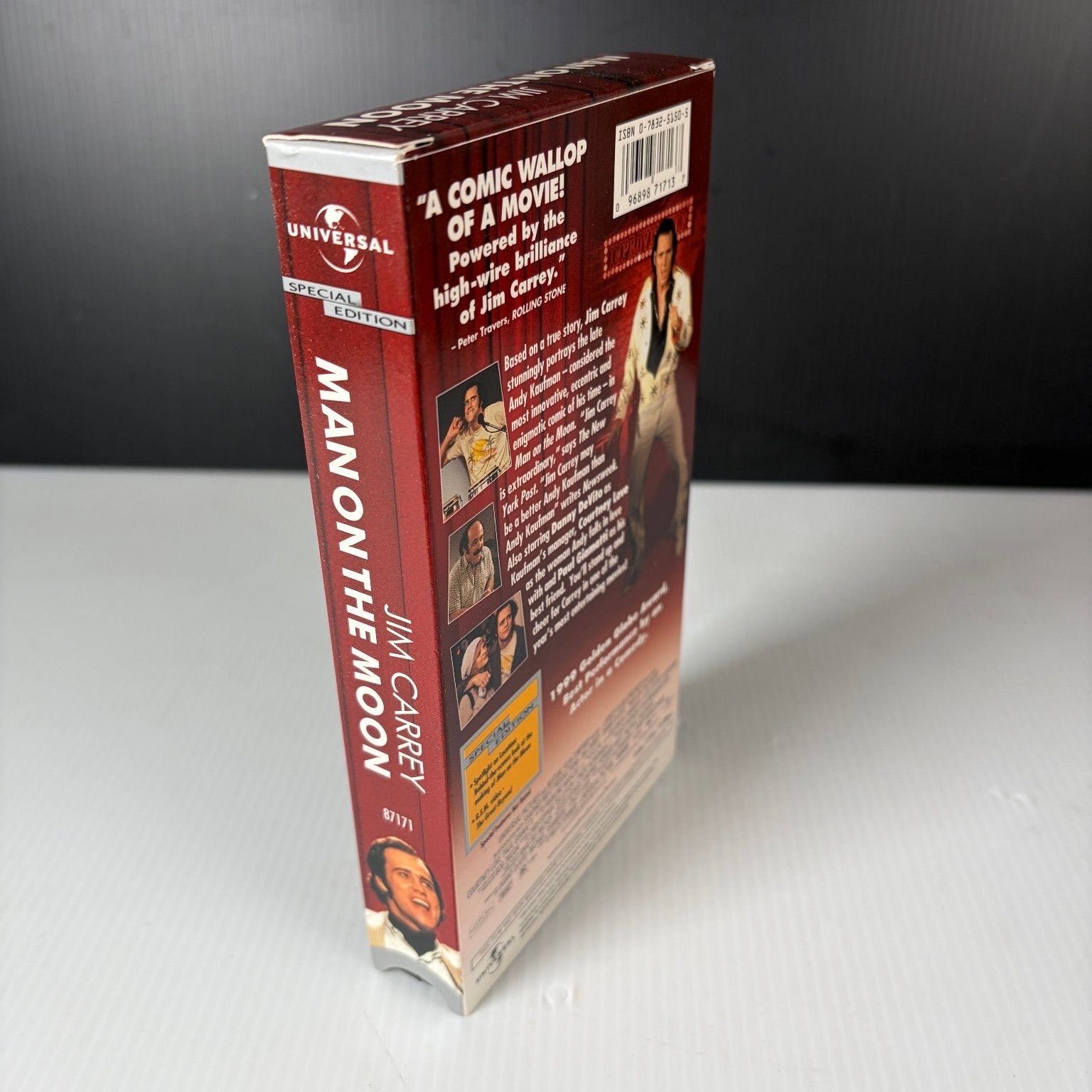 Man on the Moon VHS 1999 Andy Kaufman Biopic Special Edition Jim Carrey