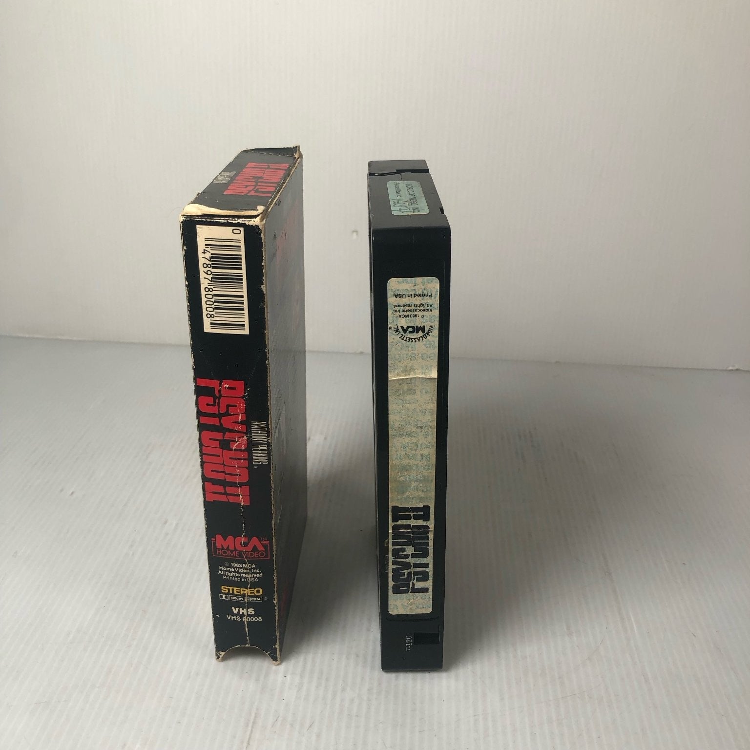 Psycho II VHS 1983 Horror Thriller Anthony Perkins MCA Home Video