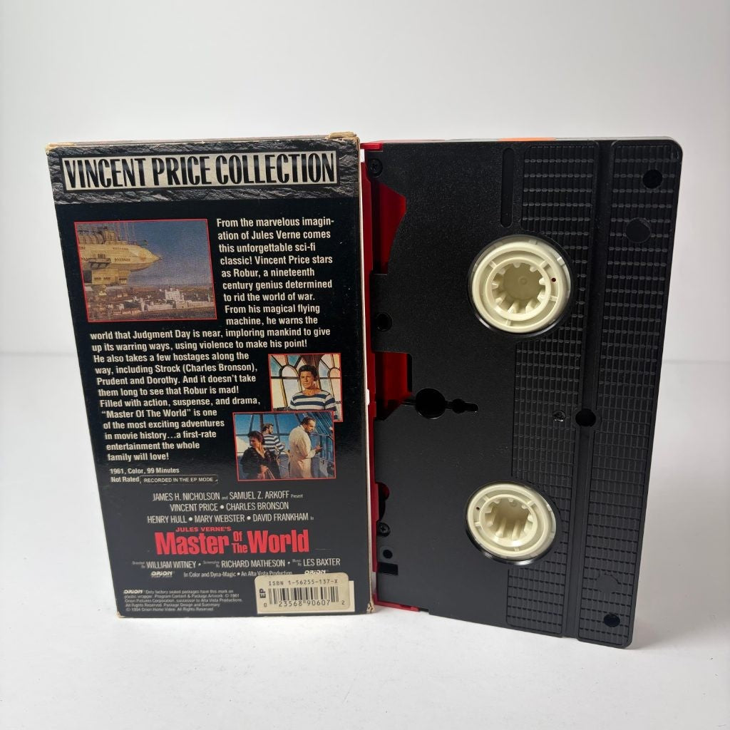 Jules Verne's Master of the World VHS Vincent Price Collection Orion Sci-Fi