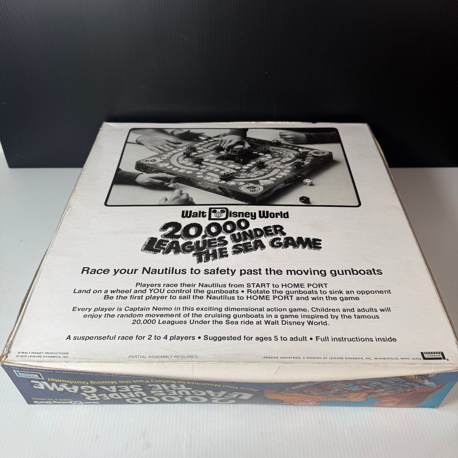 Disney World 20,000 Leagues Under The Sea Game Lakeside Board Game Complete