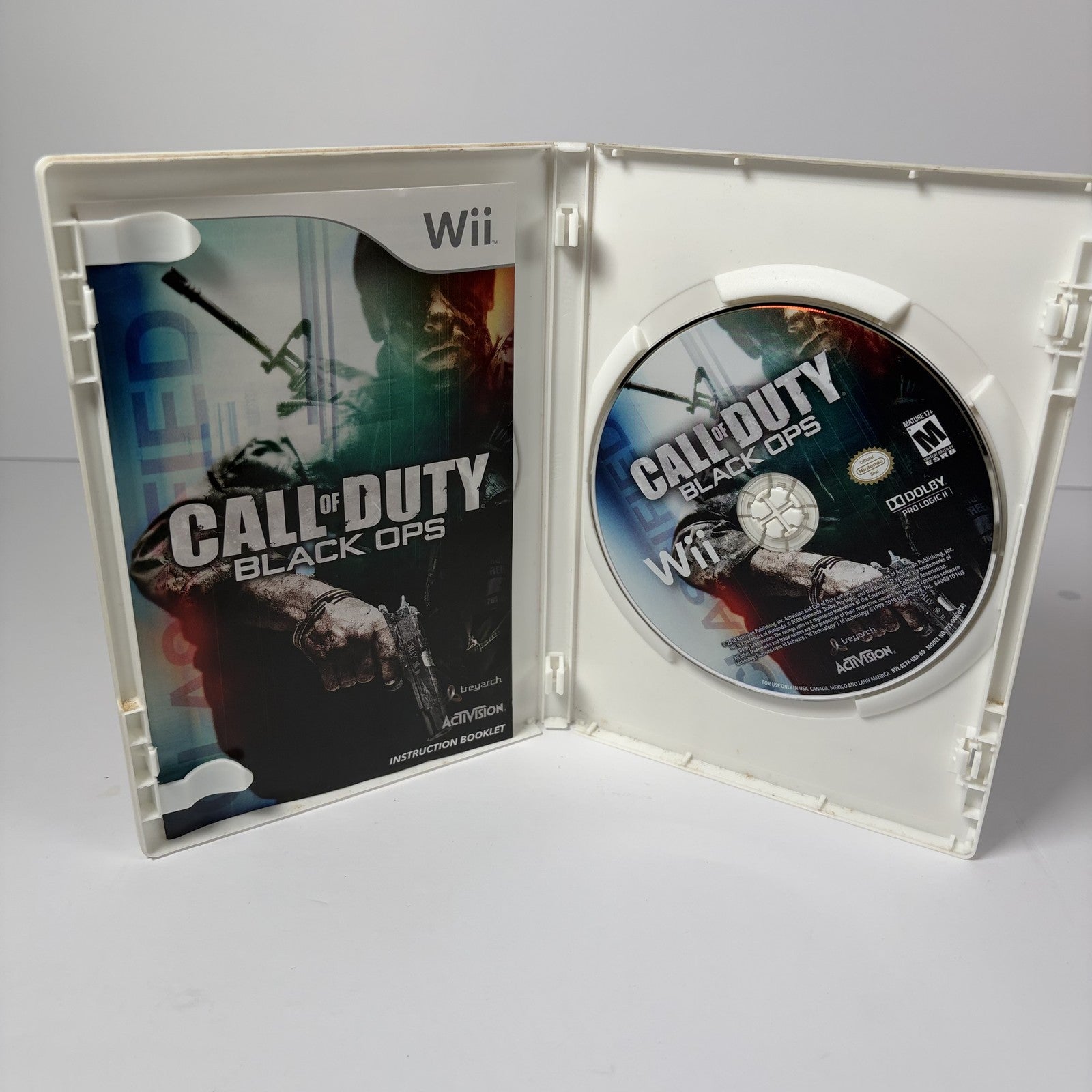 Call of Duty Black Ops (Nintendo Wii, 2010) Complete CIB Wi-Fi Compatible