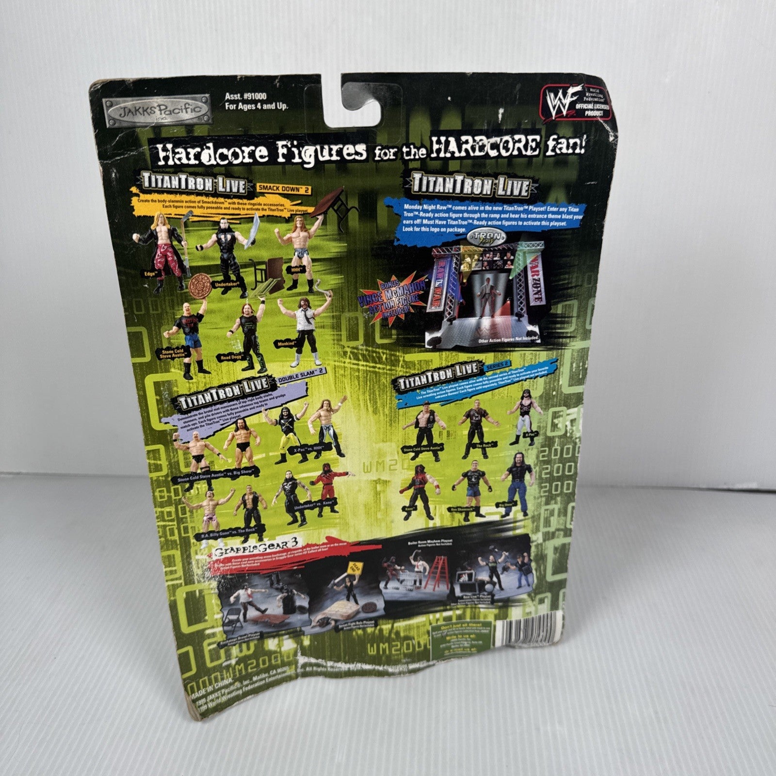 Edge WWF action figure Wrestlemania 2000 JAKKS Pacific NIB Titantron