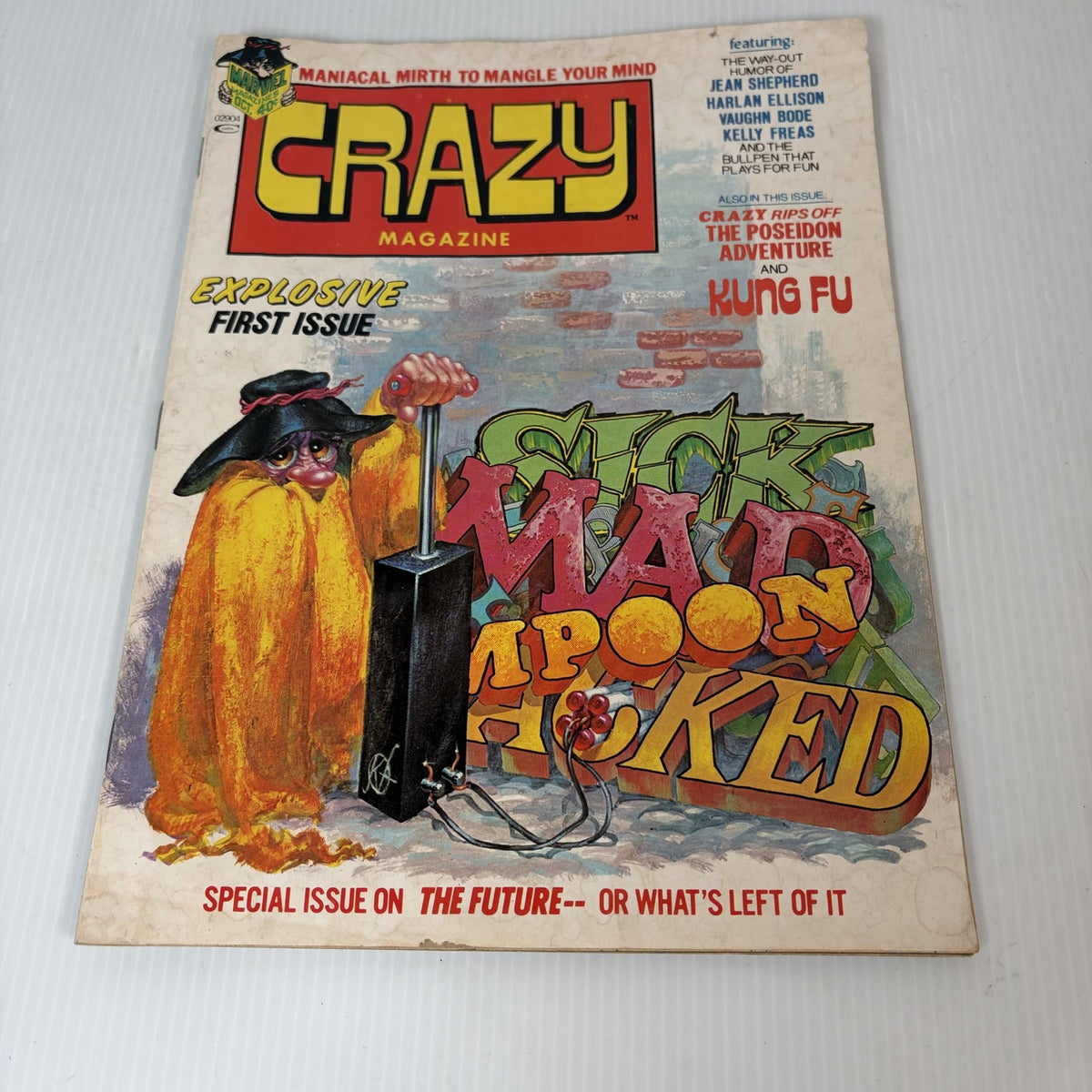 Crazy Magazine #1 (Oct 1973) Marvel Comics First Issue Mad Parody Vaughn Bodé
