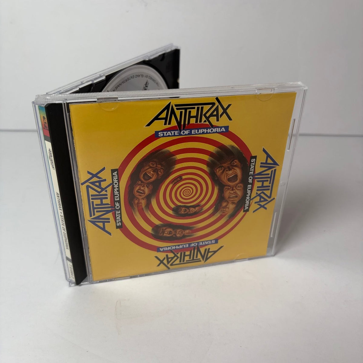 Anthrax – State of Euphoria CD 1988 Thrash Metal Island Megaforce