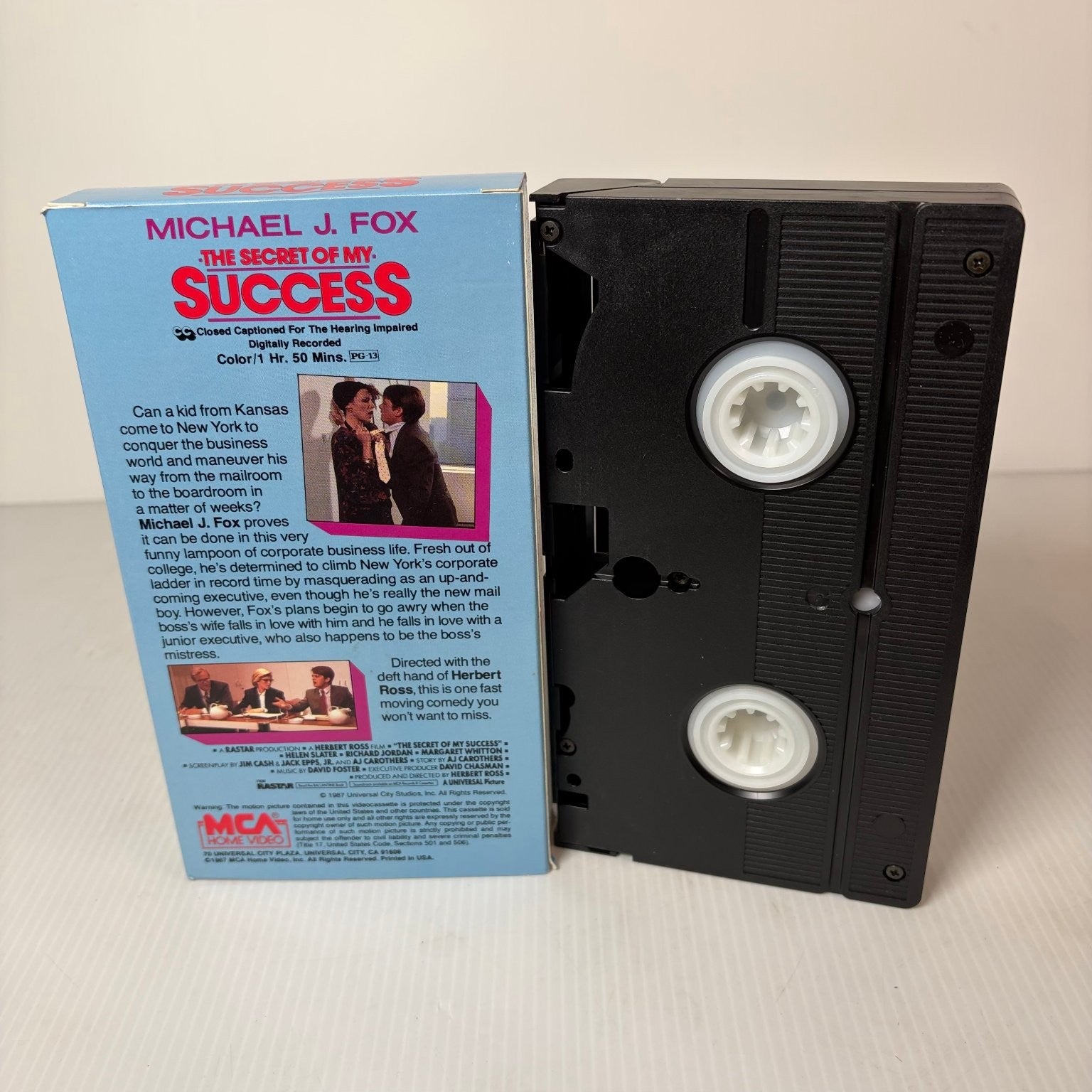 The Secret of My Success VHS 1987 Comedy Michael J. Fox MCA Home Video