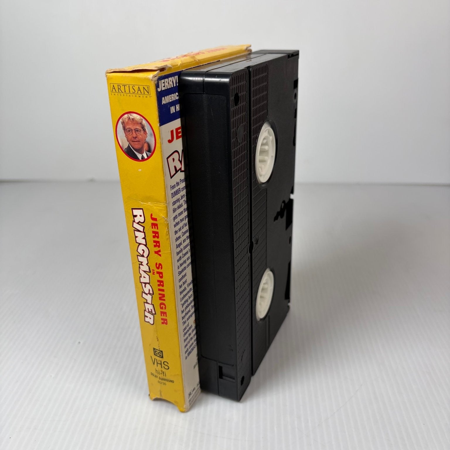 Ringmaster VHS 1998 Comedy Jerry Springer Jaime Pressly Artisan Entertainment