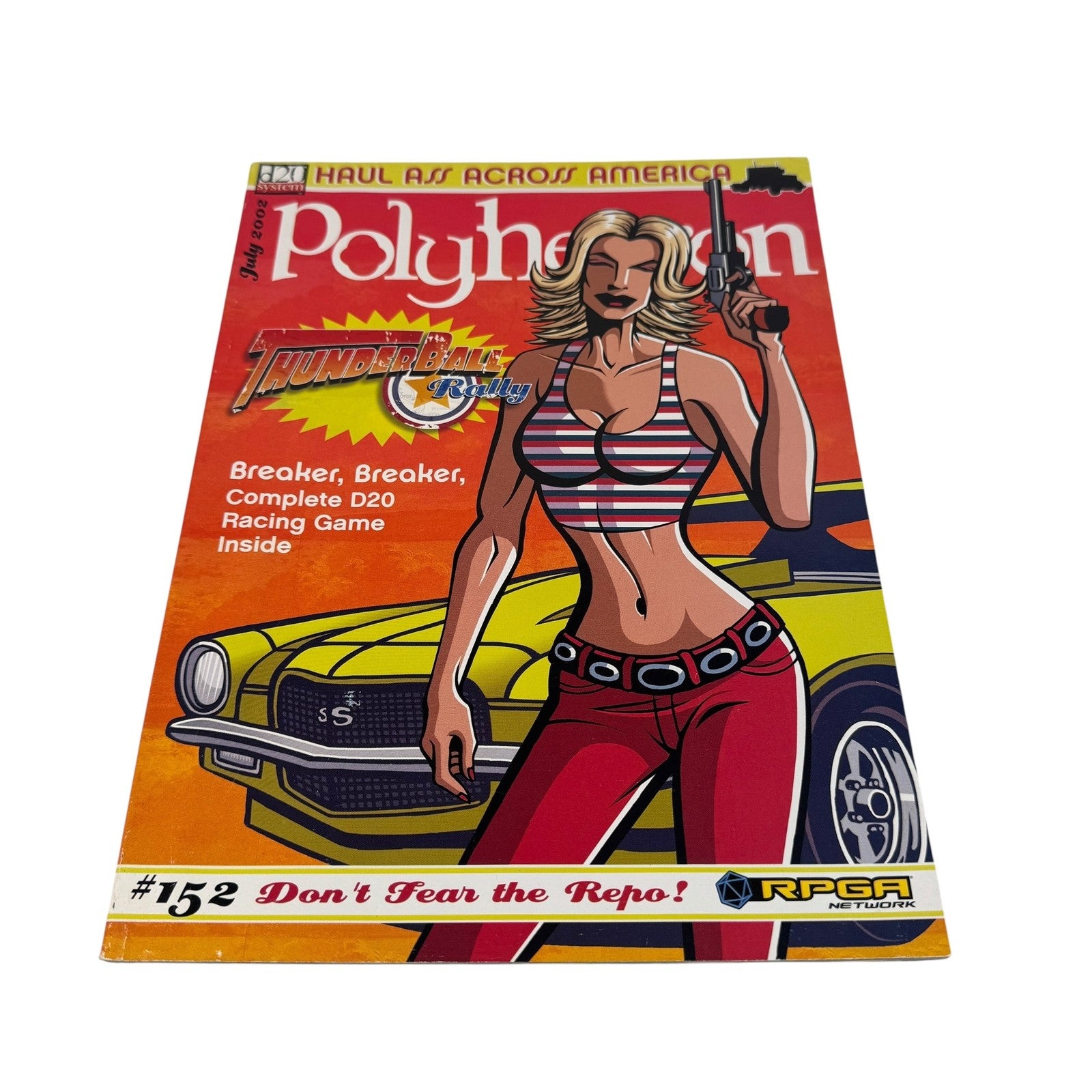 Vintage Dungeon Magazine #93 July August 2002 Thunderball Rally D20 Rulebook