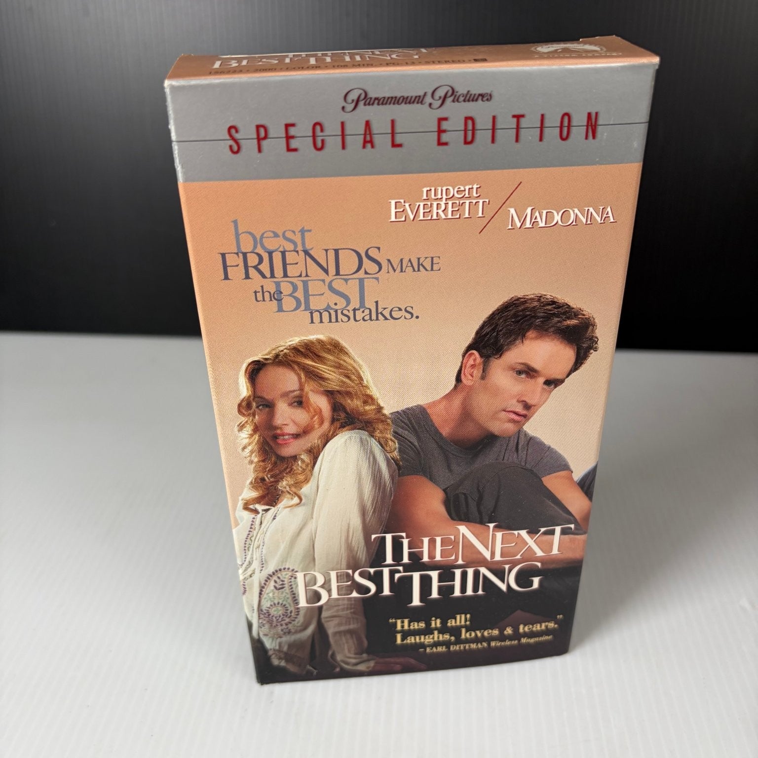 The Next Best Thing VHS 2000 Romance Drama Special Edition Paramount