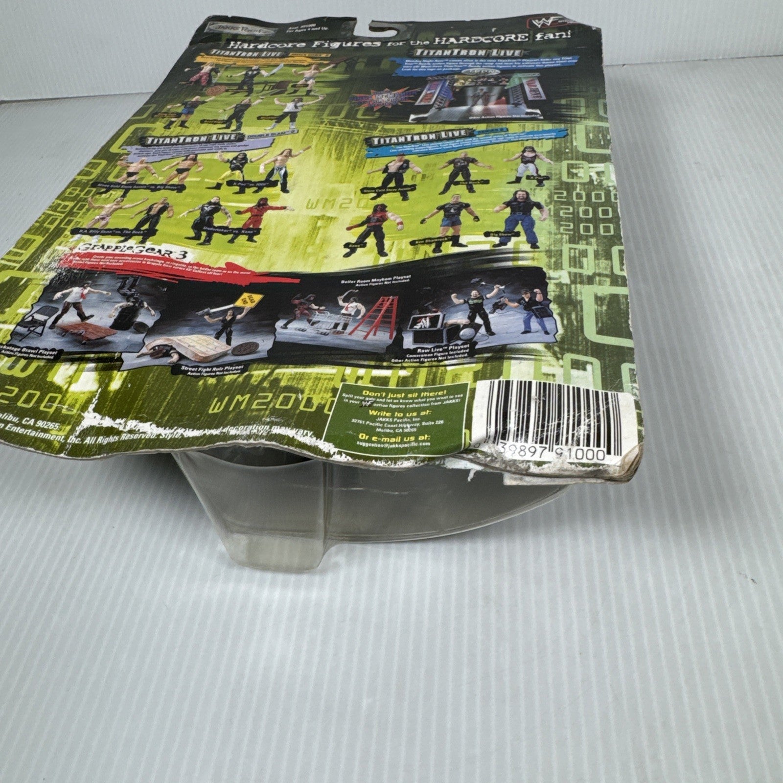 Edge WWF action figure Wrestlemania 2000 JAKKS Pacific NIB Titantron