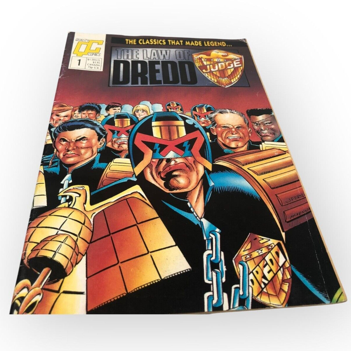 The Law of Dredd Judge Dredd Quality Comics #1