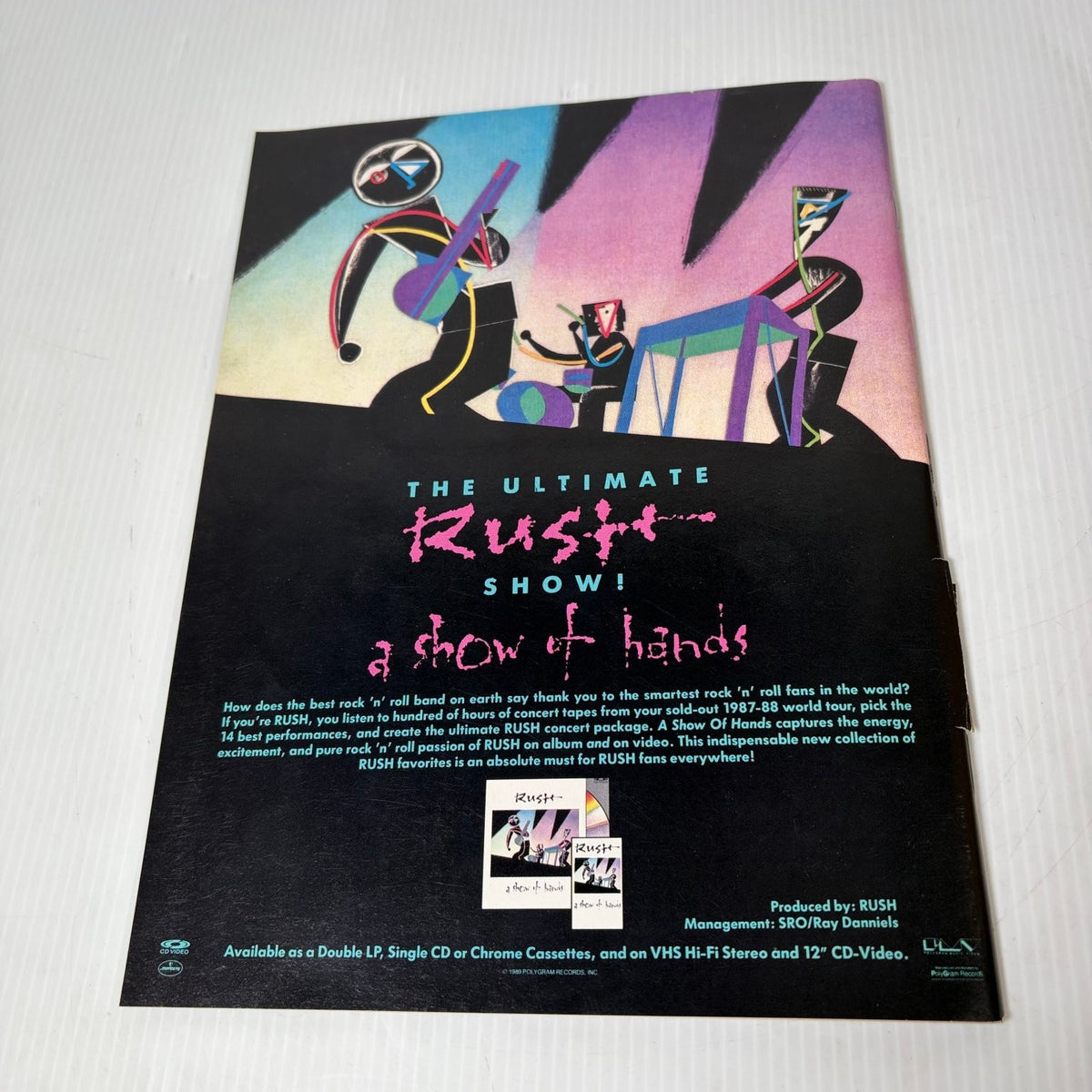 Circus Magazine February 1989 19th Annual Readers Poll Winners Metal Music