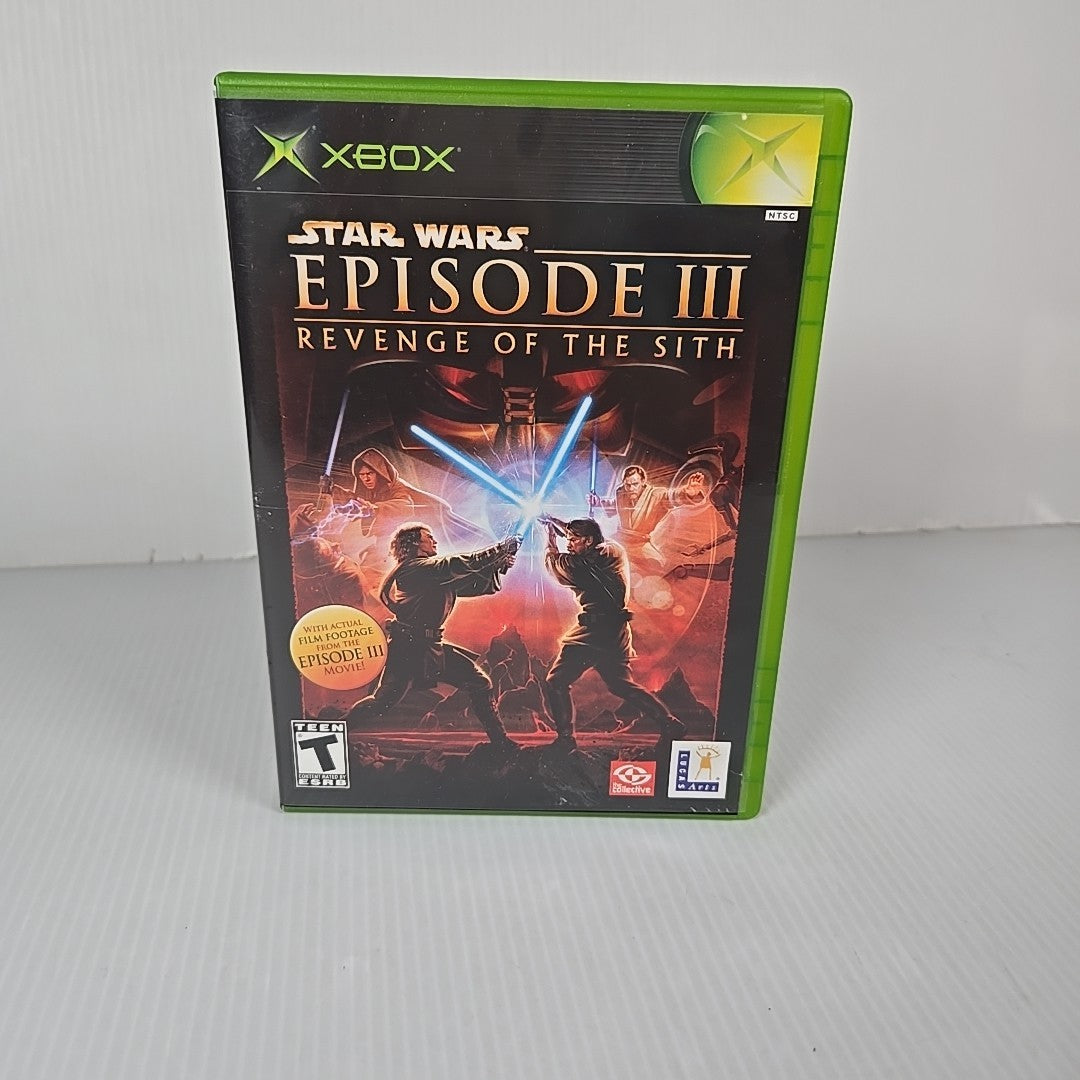 Star Wars Episode 3 III Revenge of the Sith (Xbox, 2005) Complete