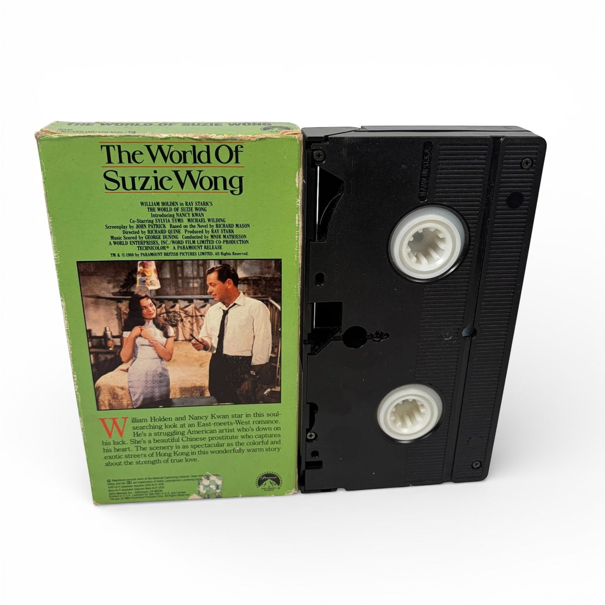 The World of Suzie Wong VHS 1960 Romance Drama William Holden Nancy Kwan