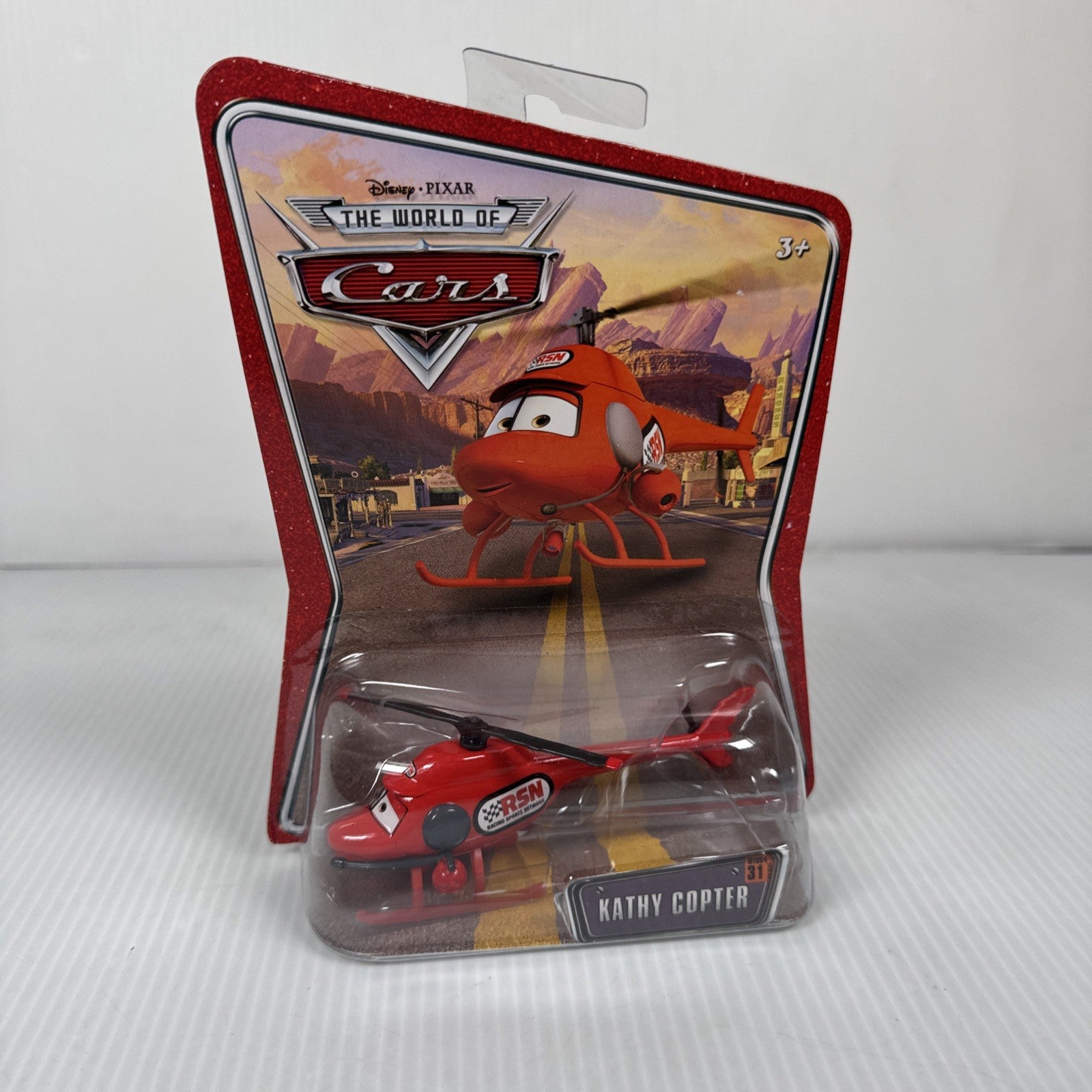 New Disney Pixar The World Of Cars Kathy Copter #31 Diecast 1:55 Scale Mattel
