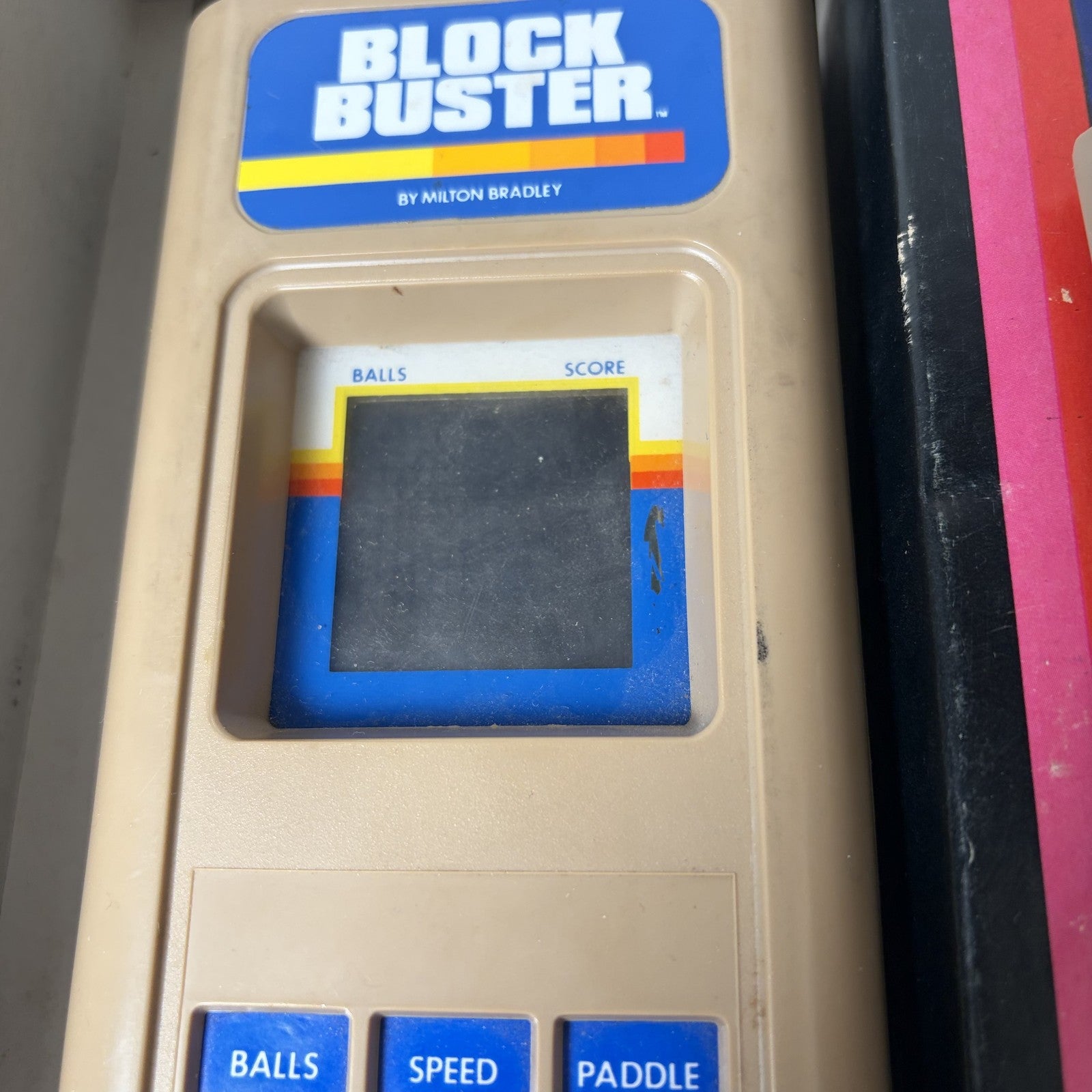 AS IS Milton Bradley Microvision Programmable Electronic Game System w/ 3 Games