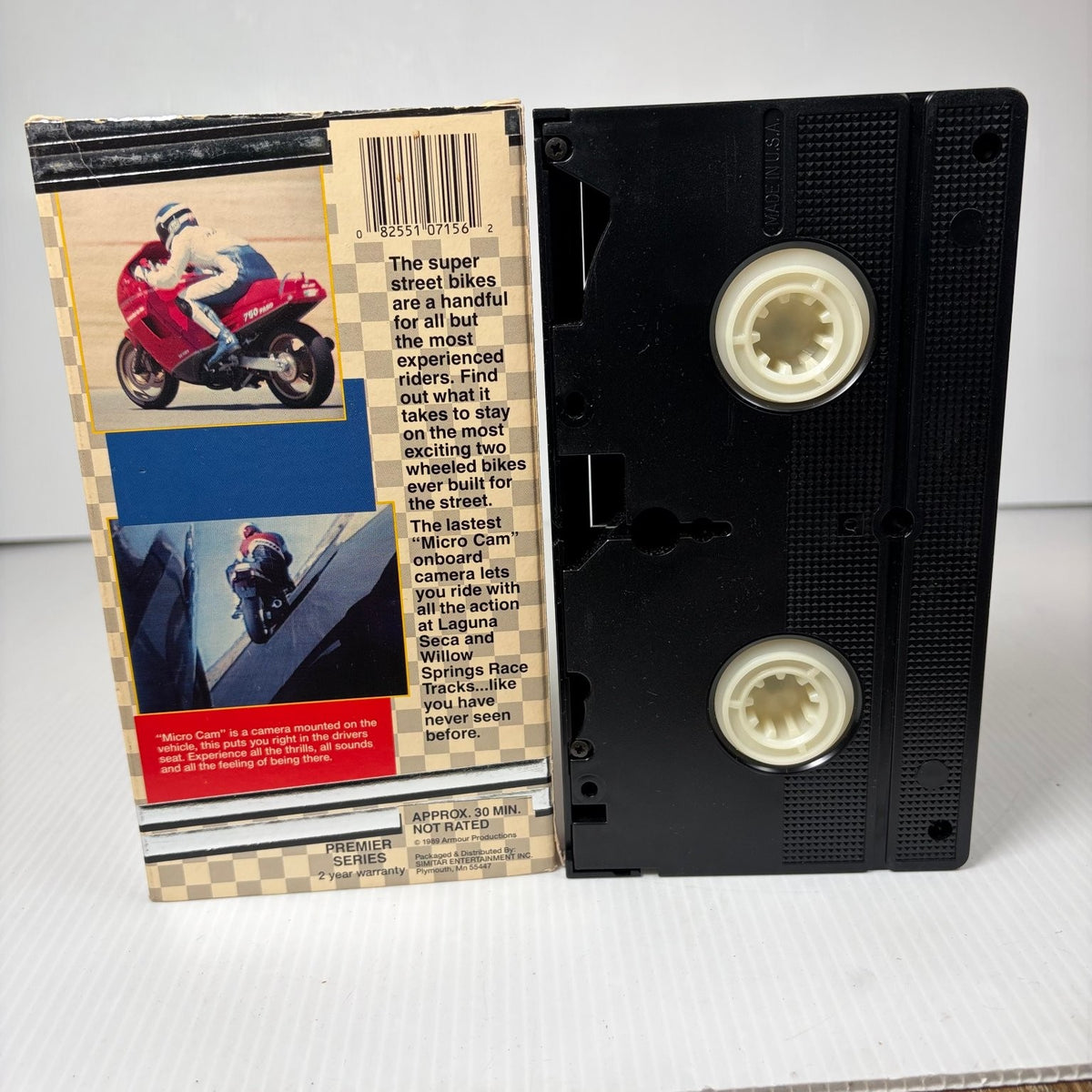 Superbikes VHS 1989 Wheels Video Series Motorcycle Racing Premier Series