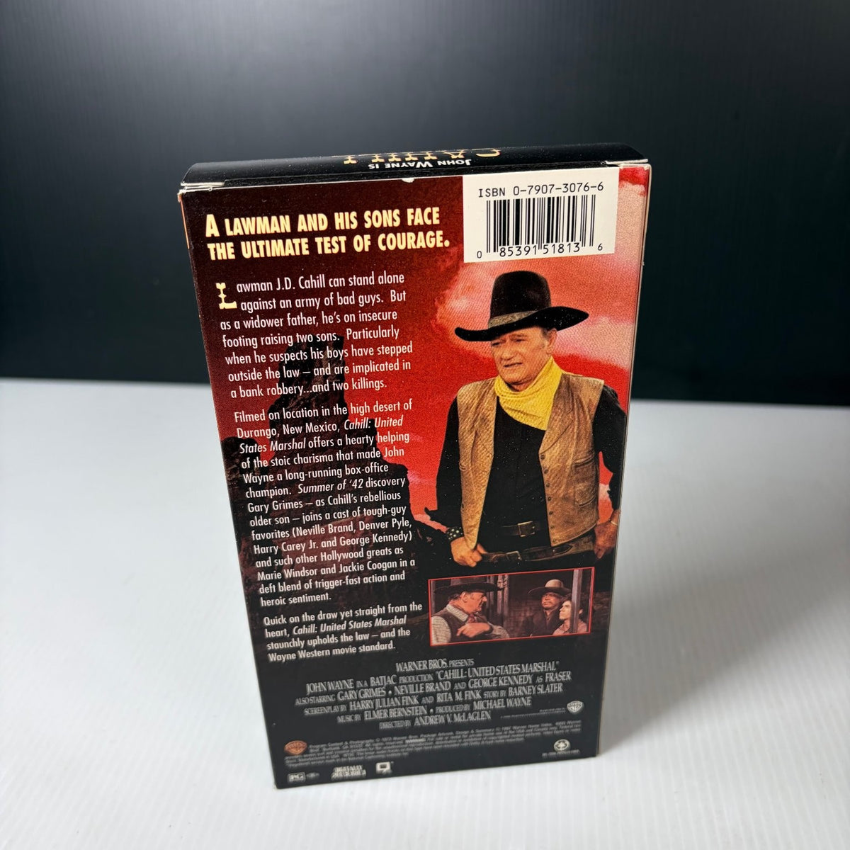 Cahill United States Marshal VHS 1973 Western John Wayne Warner Bros