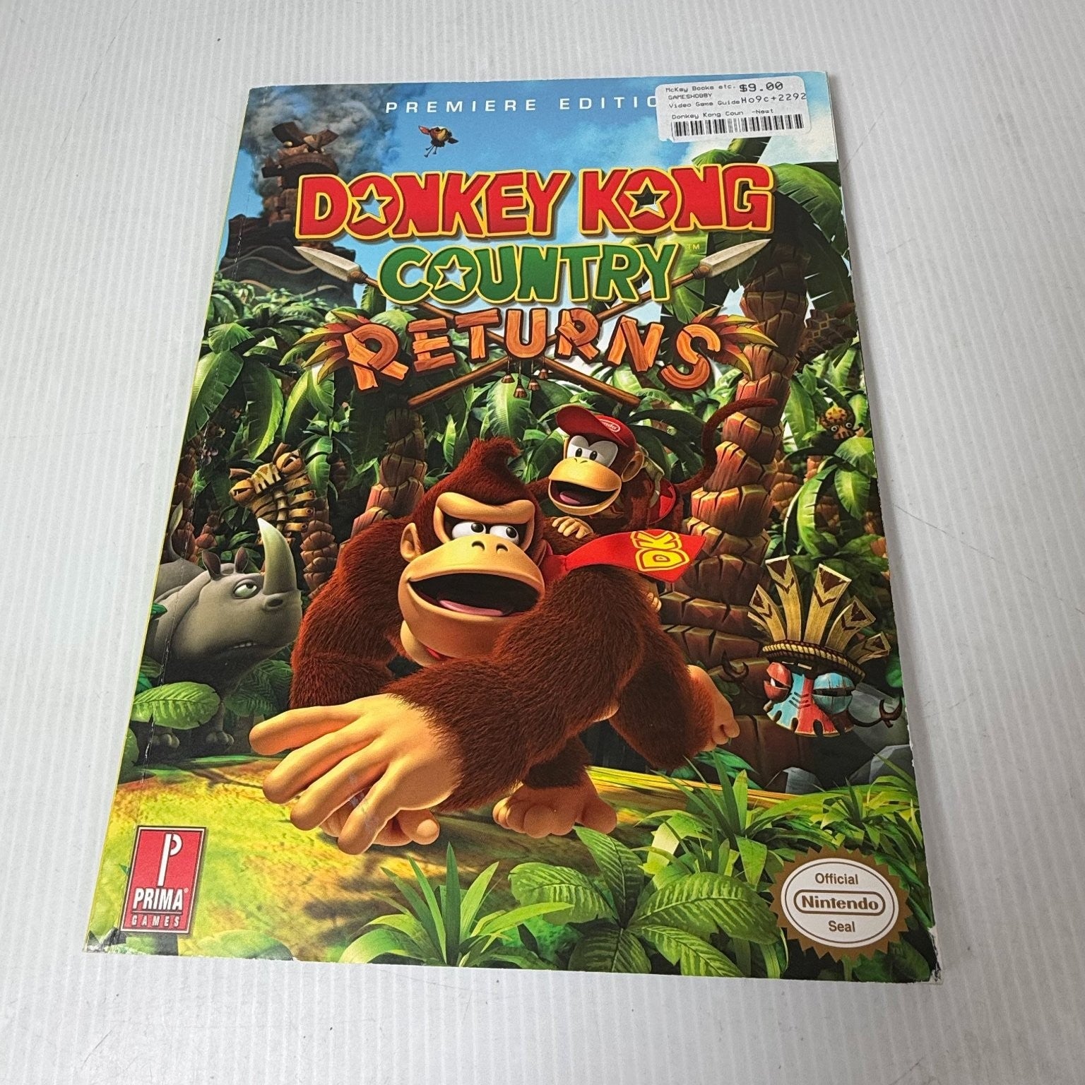 Donkey Kong Country Returns Nintendo Wii Official Strategy Guide Premiere