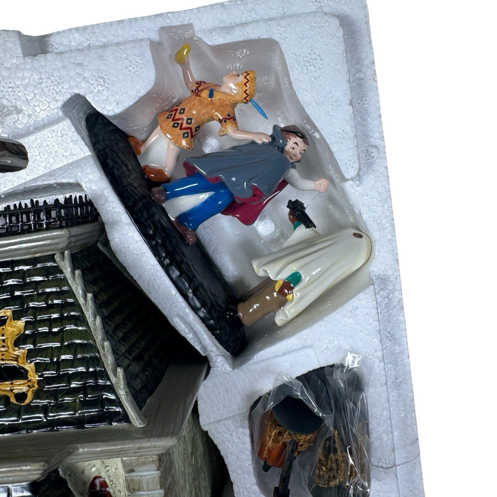 Department 56 Snow Village Halloween LaGhosti Movie Theater 55374 Tested Working