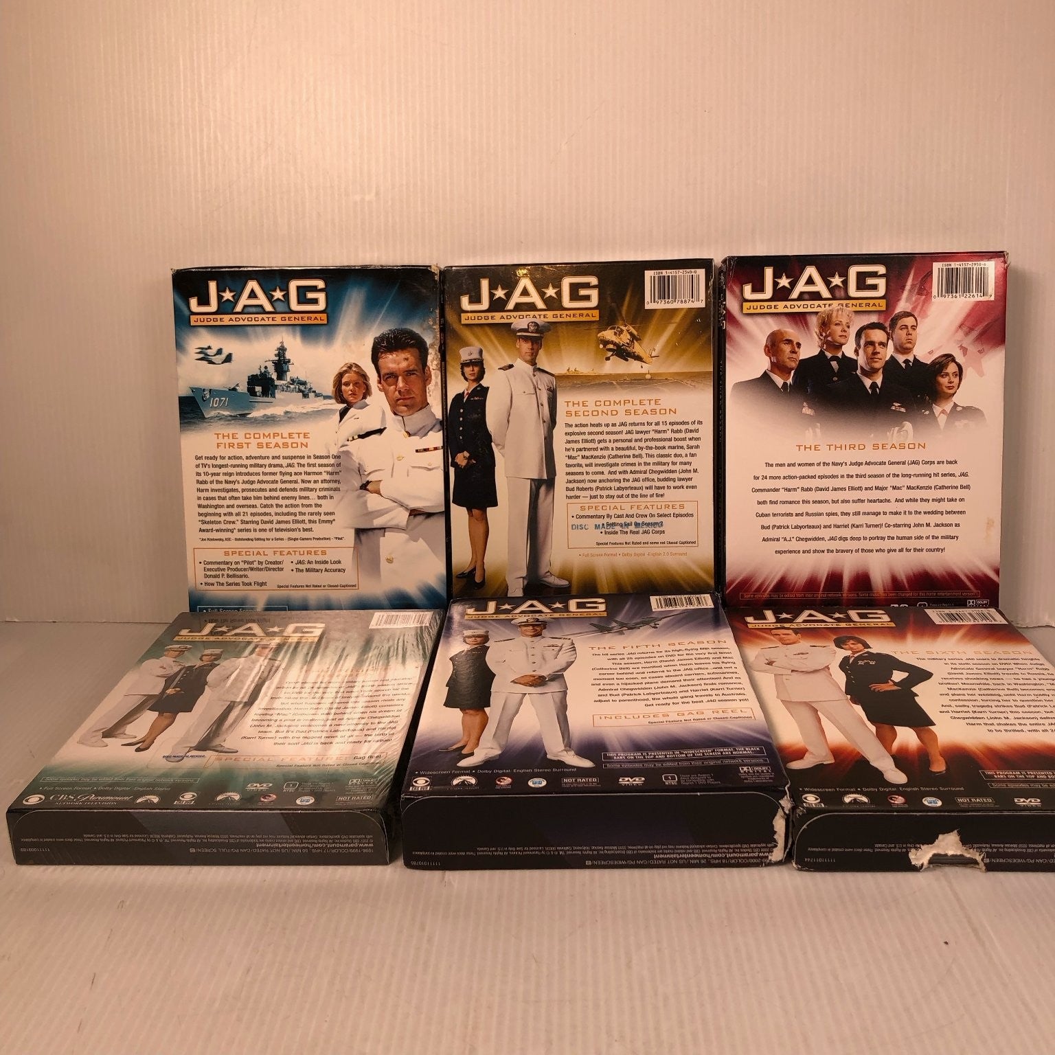 JAG The Complete Series Seasons 1-6 DVD David James Elliott Catherine Bell