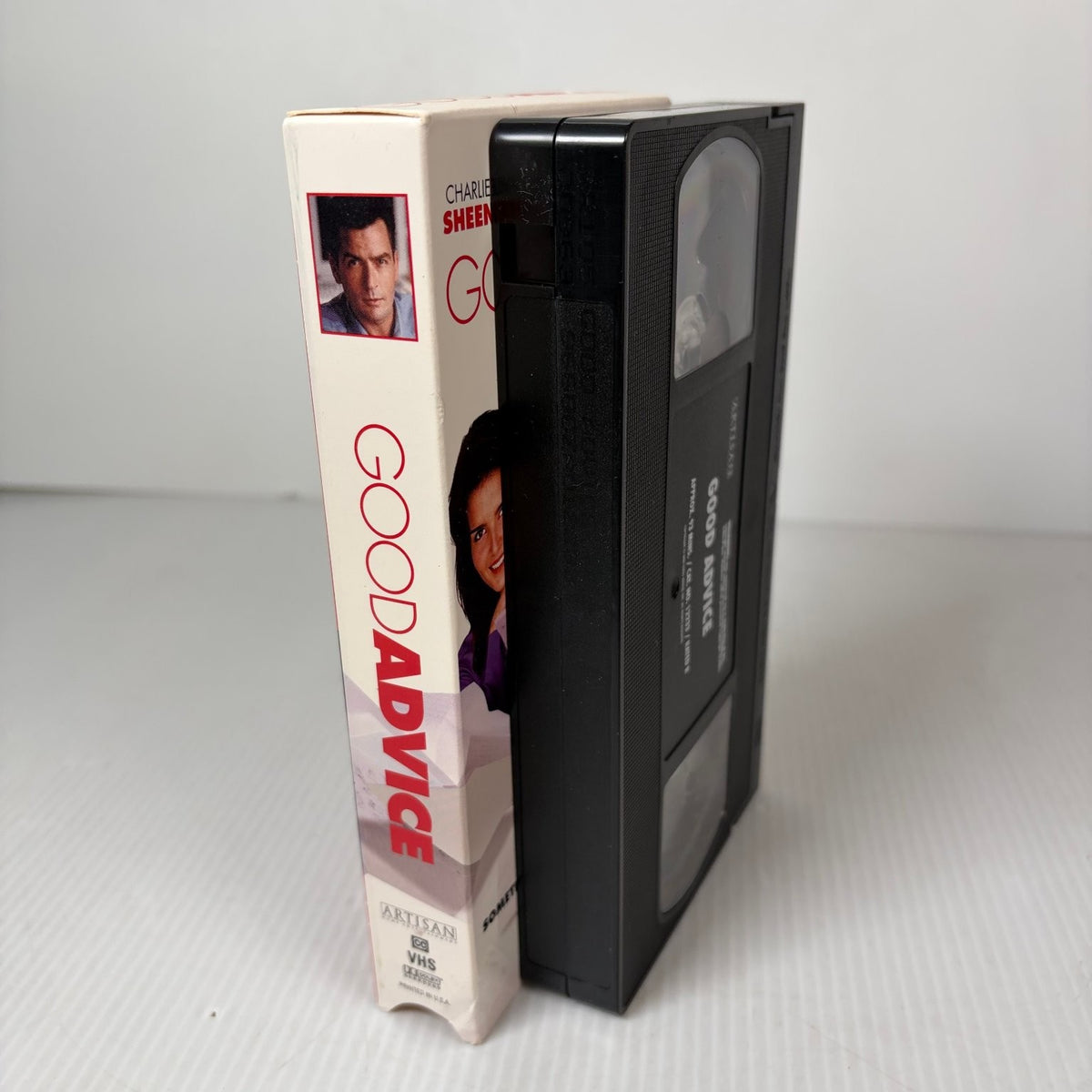 Good Advice VHS 2003 Romantic Comedy Charlie Sheen Artisan Entertainment