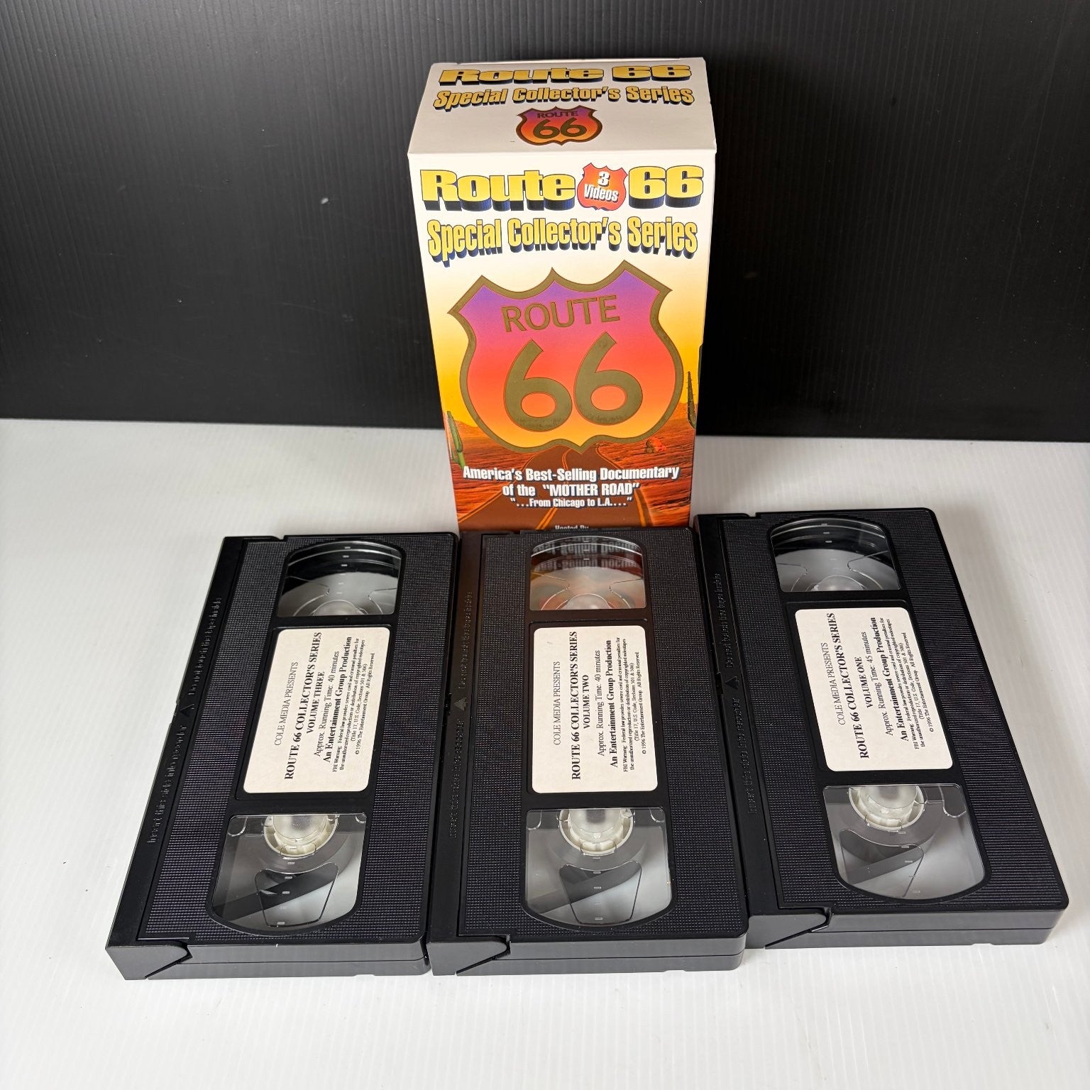 Route 66 VHS 3-Pack Documentary Special Collector's Series Cole Media