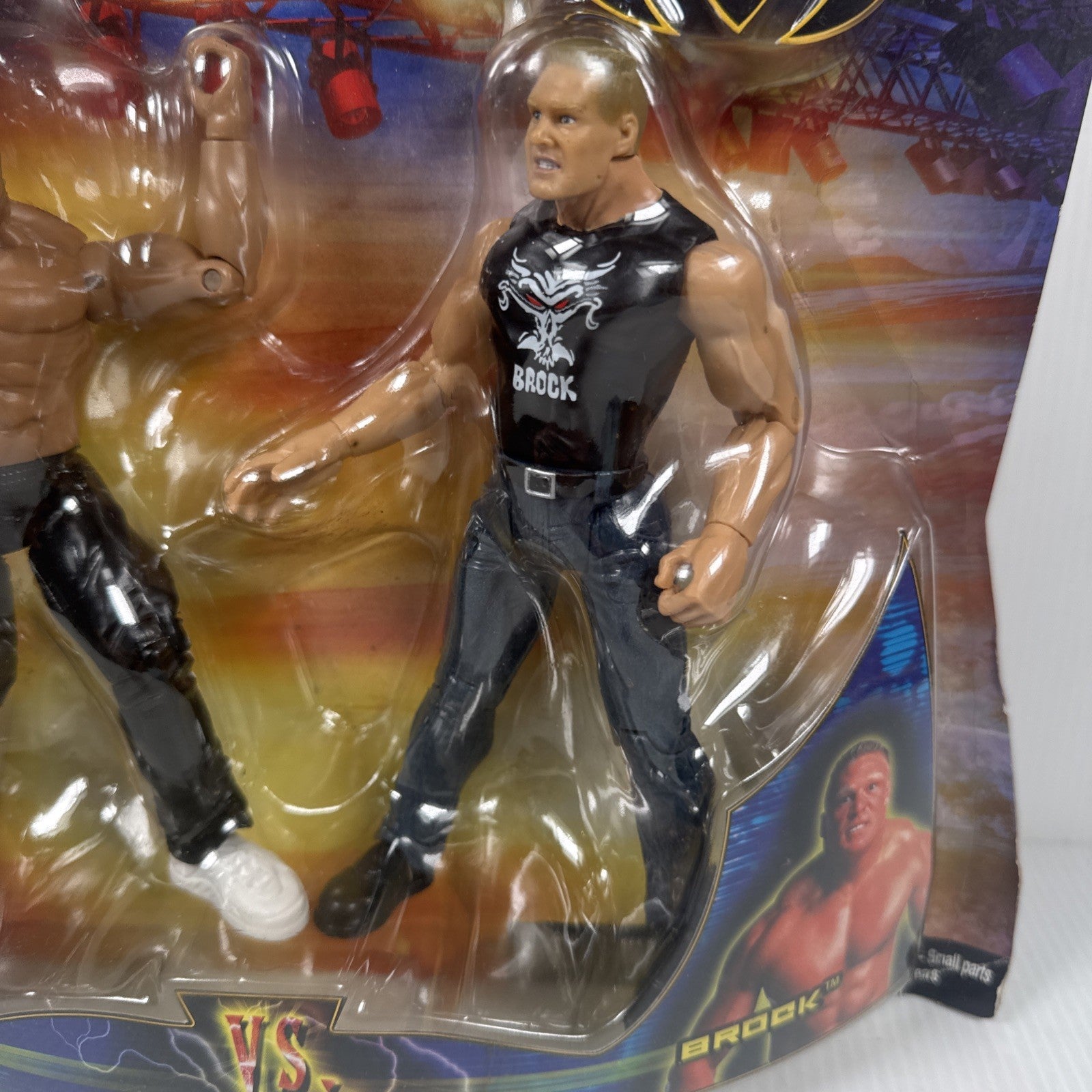 WWE Ringside Rivals The Rock Vs Brock Lesnar Jakks Wrestling 2-Pack Figures
