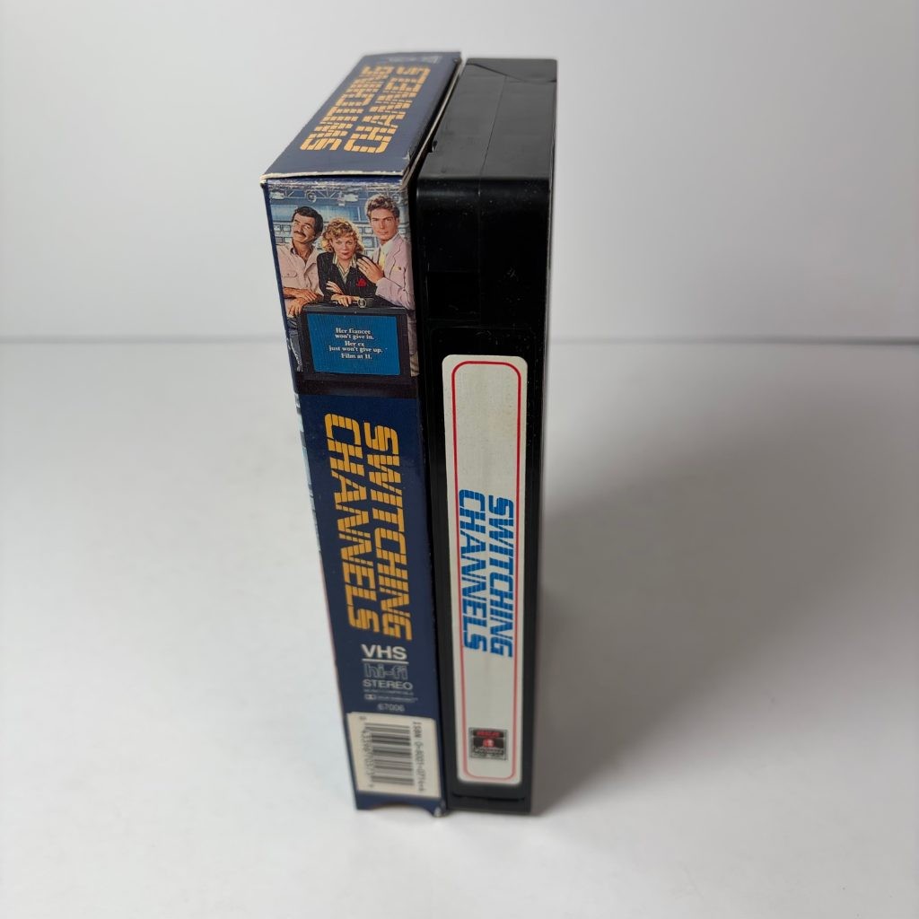 Switching Channels VHS Kathleen Turner Burt Reynolds Christopher Reeve Comedy