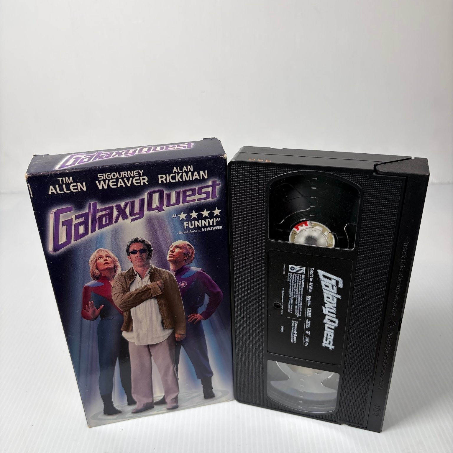 Galaxy Quest VHS 1999 Sci-Fi Comedy Tim Allen DreamWorks