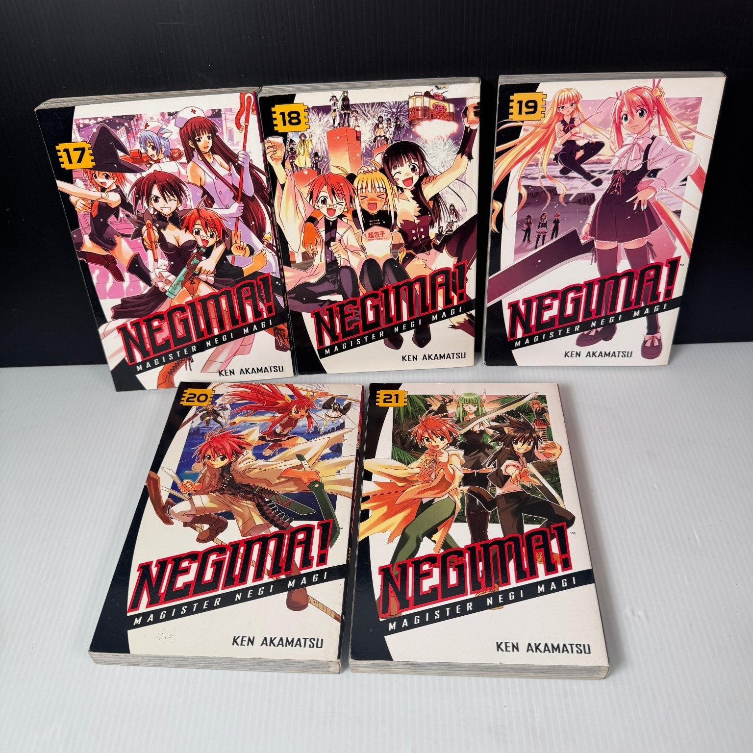 Negima! Magister Negi Magi Lot of 21 Volumes Del Rey Manga 2000s