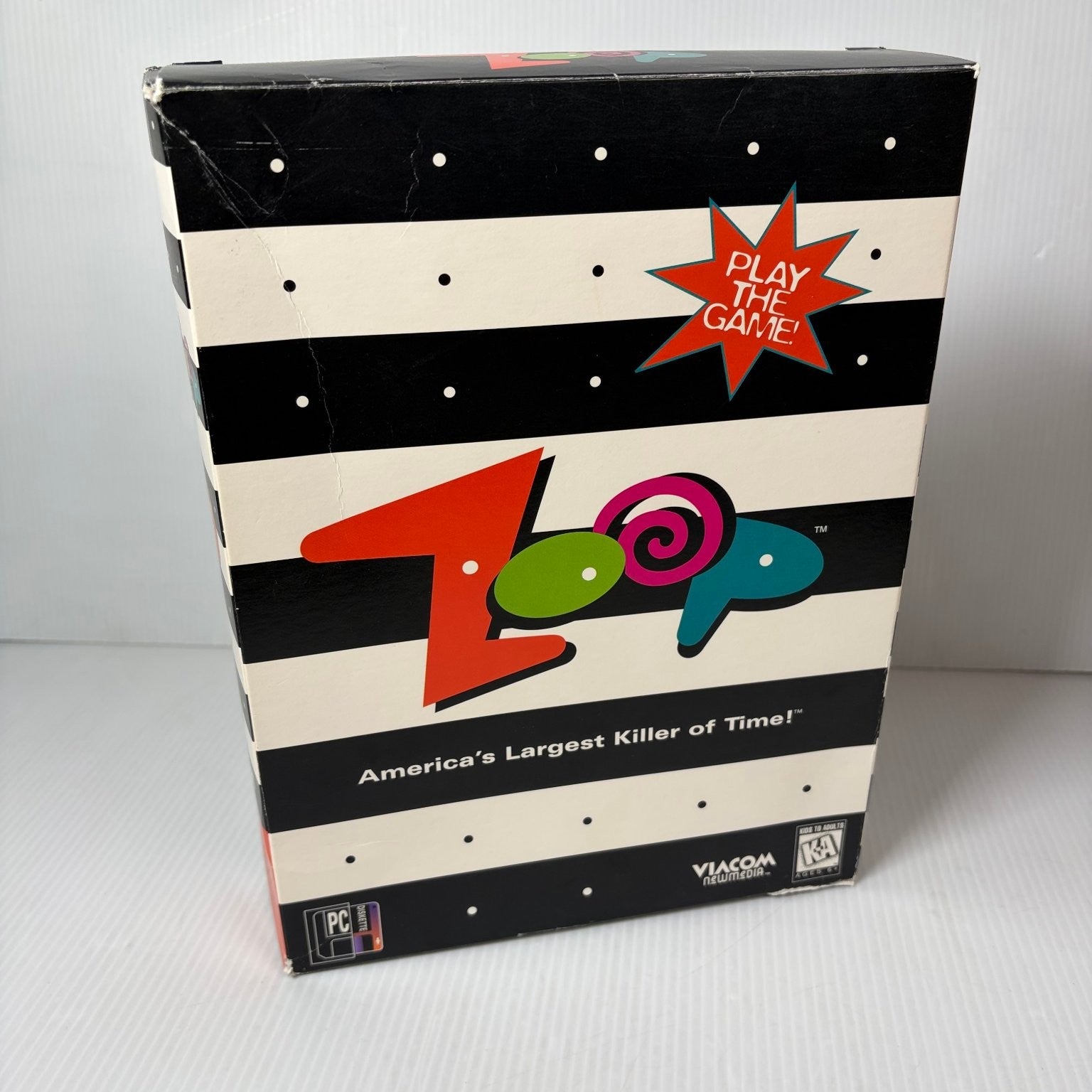 Zoop Big Box PC Mac Puzzle Video Game Viacom 3.5" Floppy Disk Complete