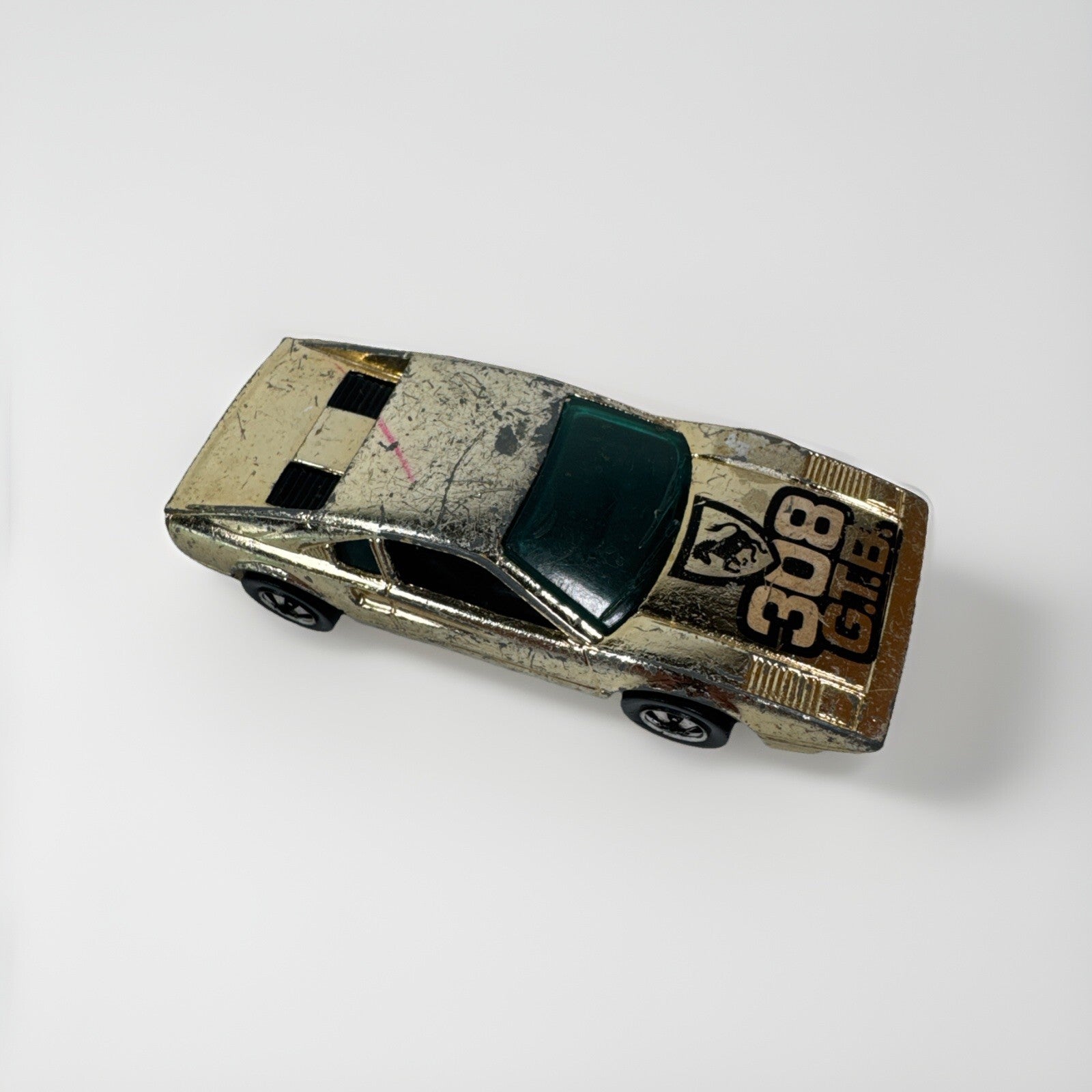 Hot Wheels 1982 Ferrari 308 GTB "Race Bait" Golden Ones With Wear