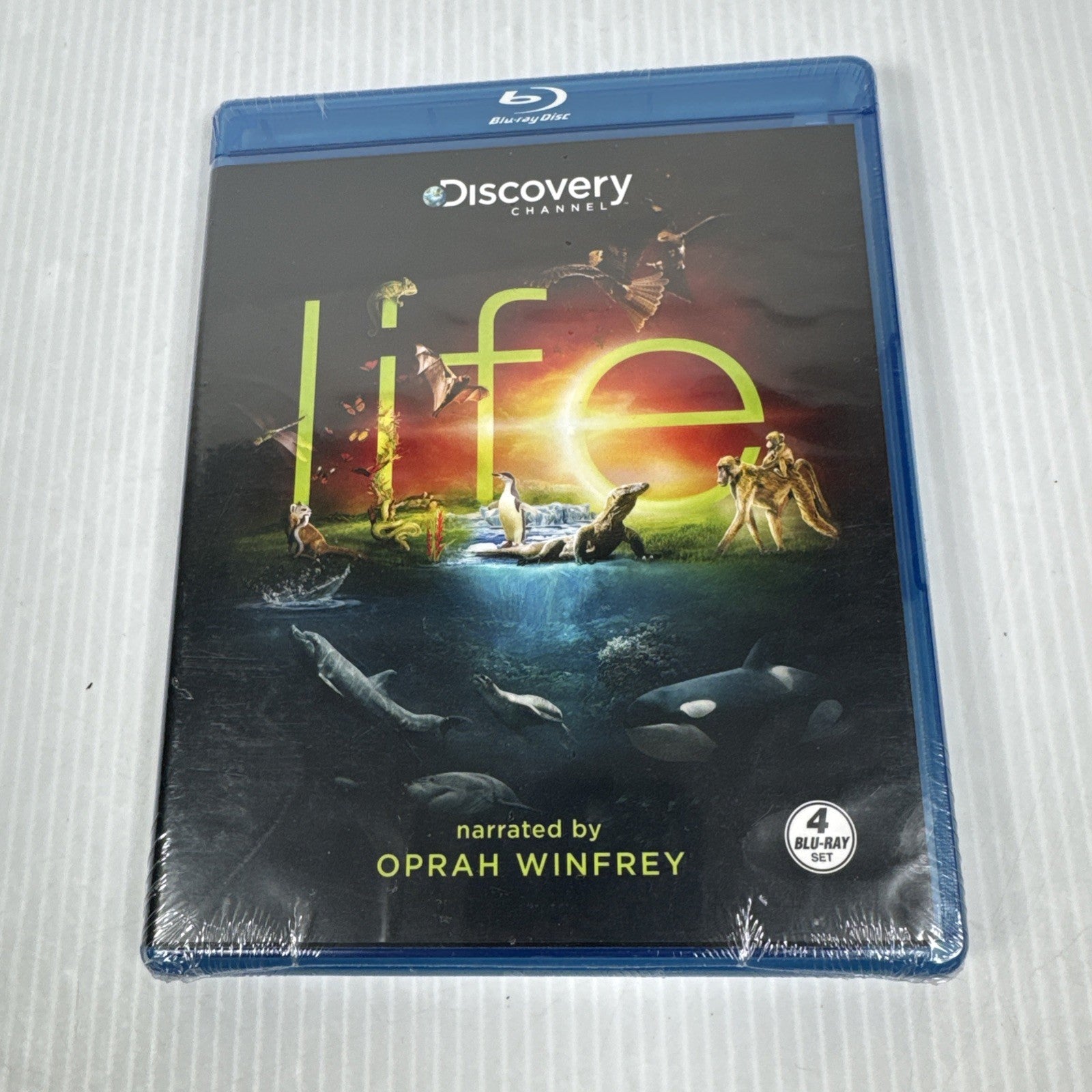 Life-Discovery Channel Blu-ray 4-Disc Set Oprah Winfrey Sealed