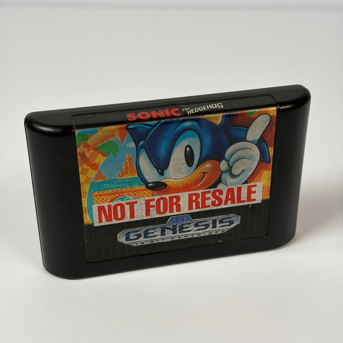 Sonic The Hedgehog Sega Genesis Video Game Authentic Cartridge