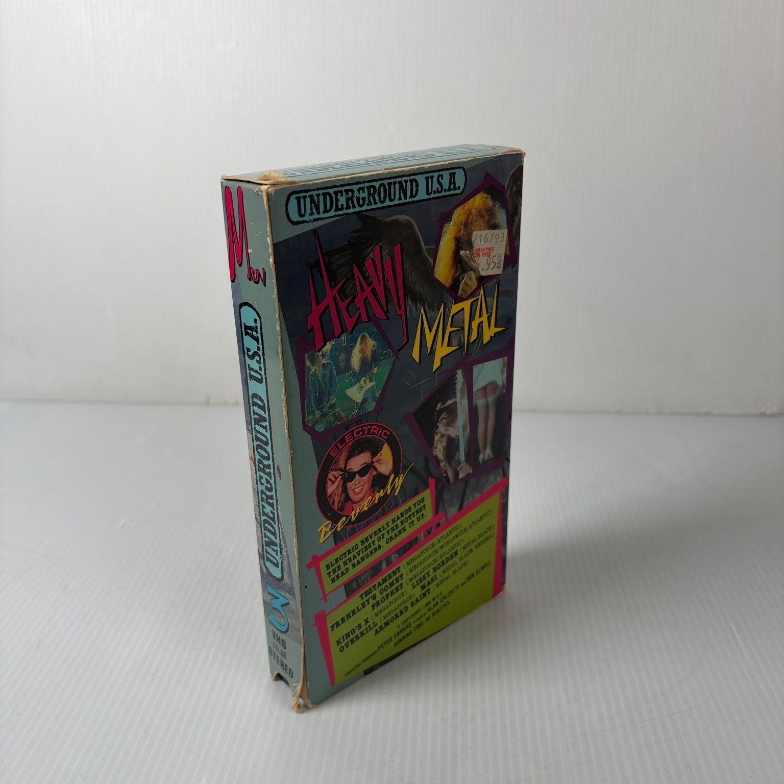 Underground U.S.A. 3 Heavy Metal VHS 1993 Music Video M.U.V.