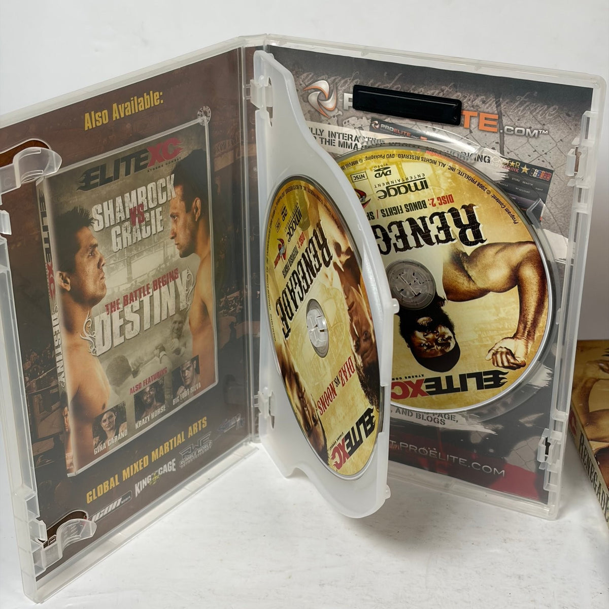 Pro Elite XC Renegade DVD Set w/ Collector Cards Kimbo Slice & Nick Diaz Rookie