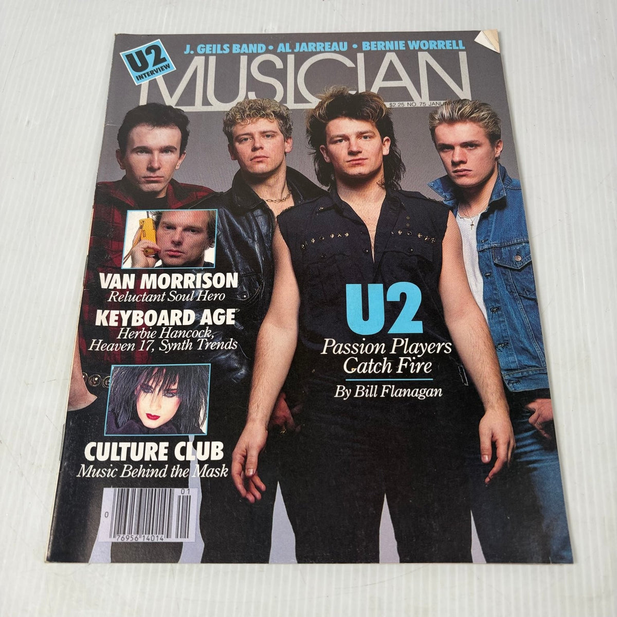 Musician Magazine January 1985 U2 Passion Players Catch Fire Music Interview