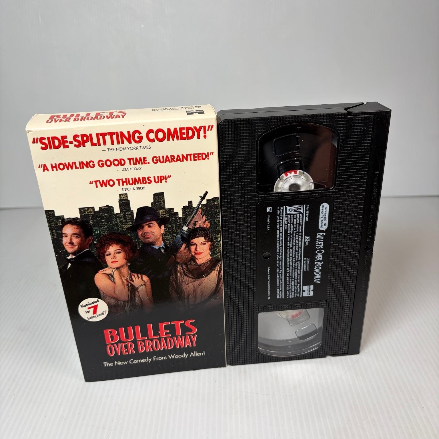 Bullets Over Broadway VHS 1994 Comedy Woody Allen Miramax Buena Vista Film