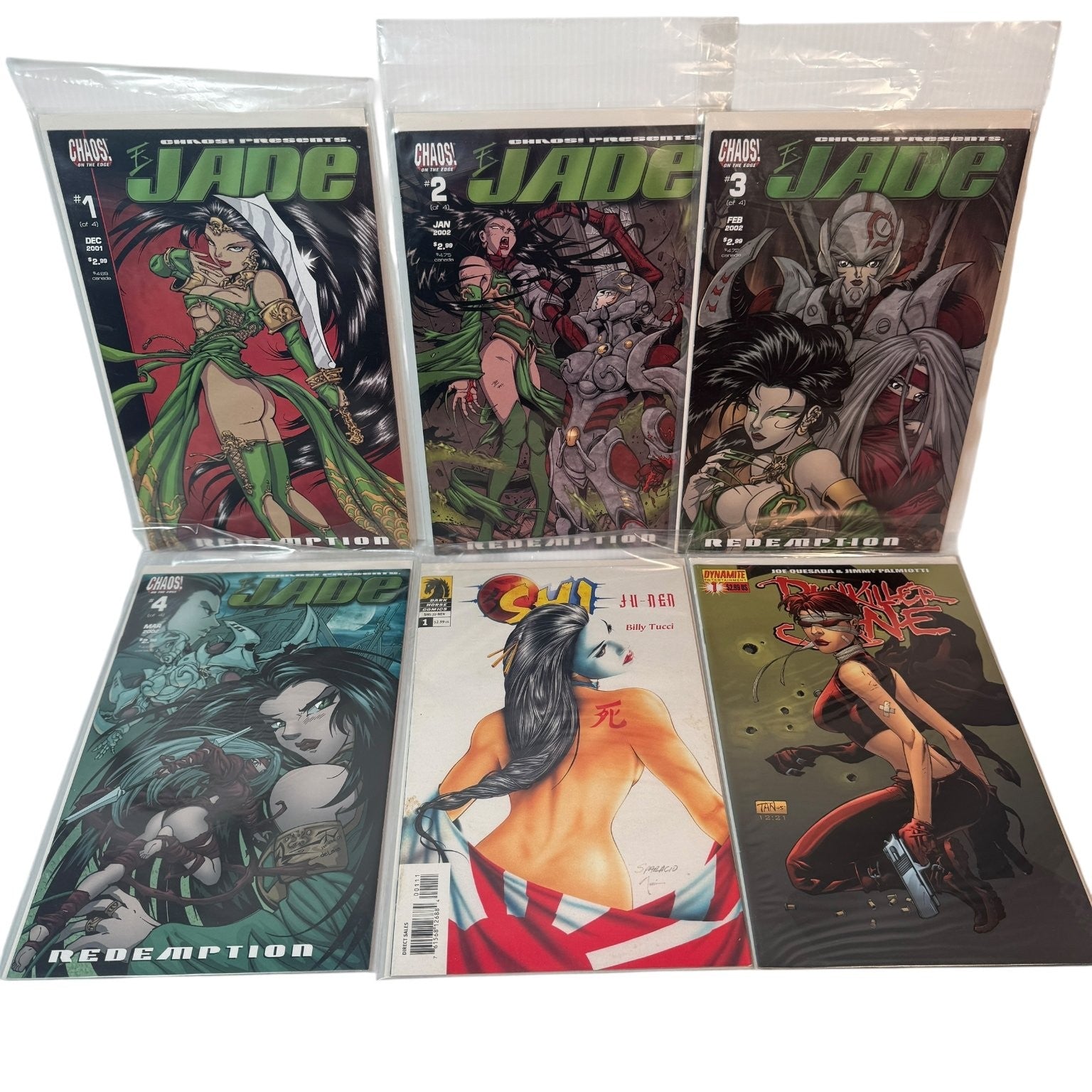 Chaos! Presents Jade #1-4 Redemption + Shi Ju-Nen #1 + Painkiller Jane #1