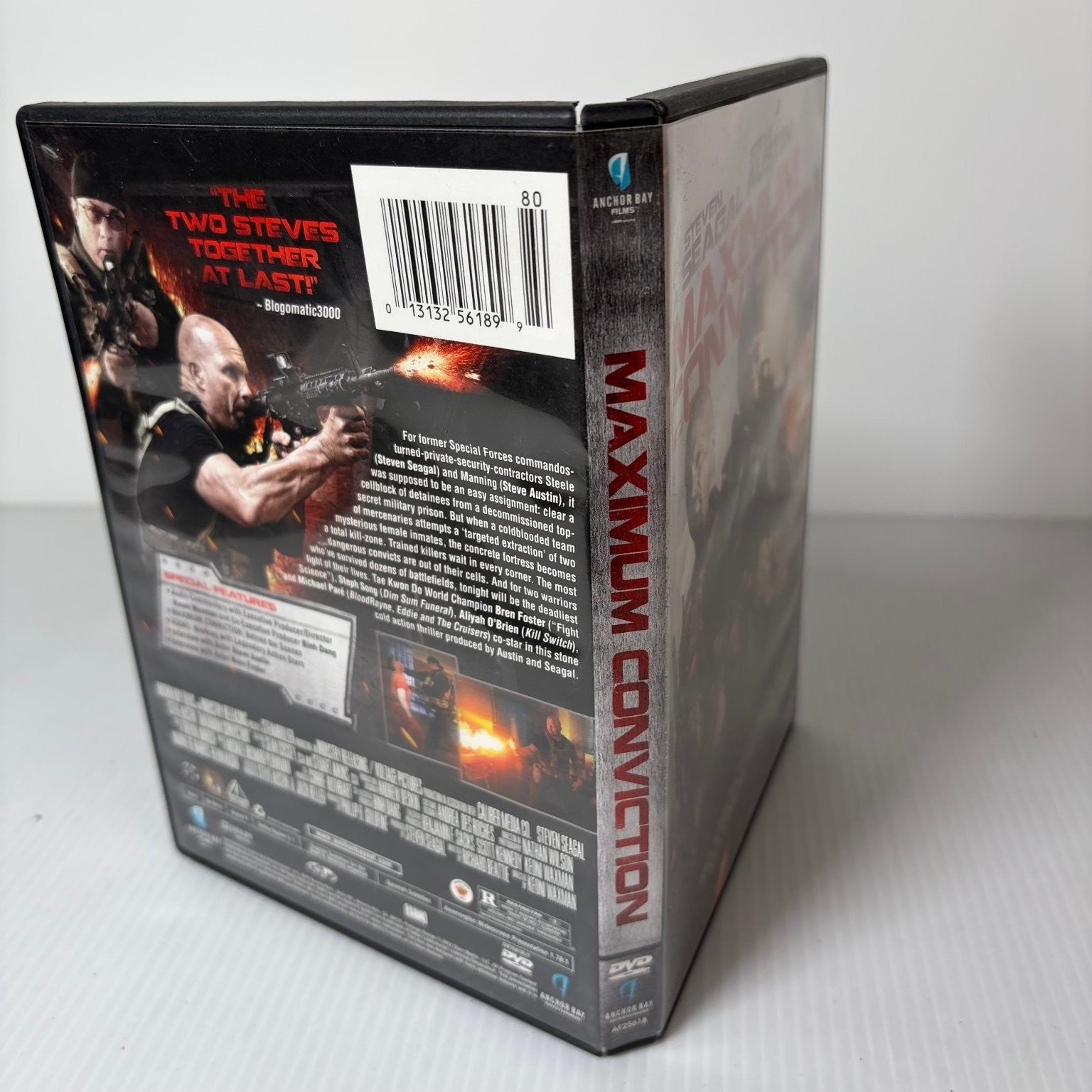 Maximum Conviction DVD 2012 Steven Seagal, Steve Austin Action Film