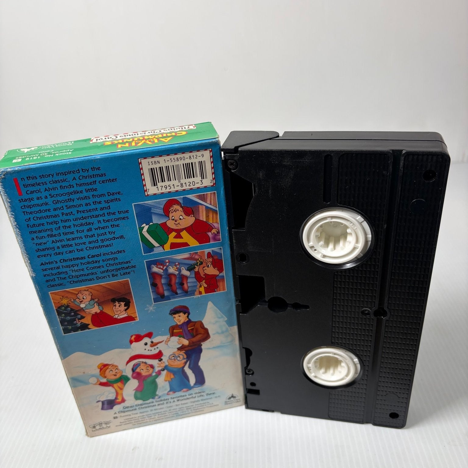 Alvin and the Chipmunks Alvin's Christmas Carol VHS 2003 Family Buena Vista