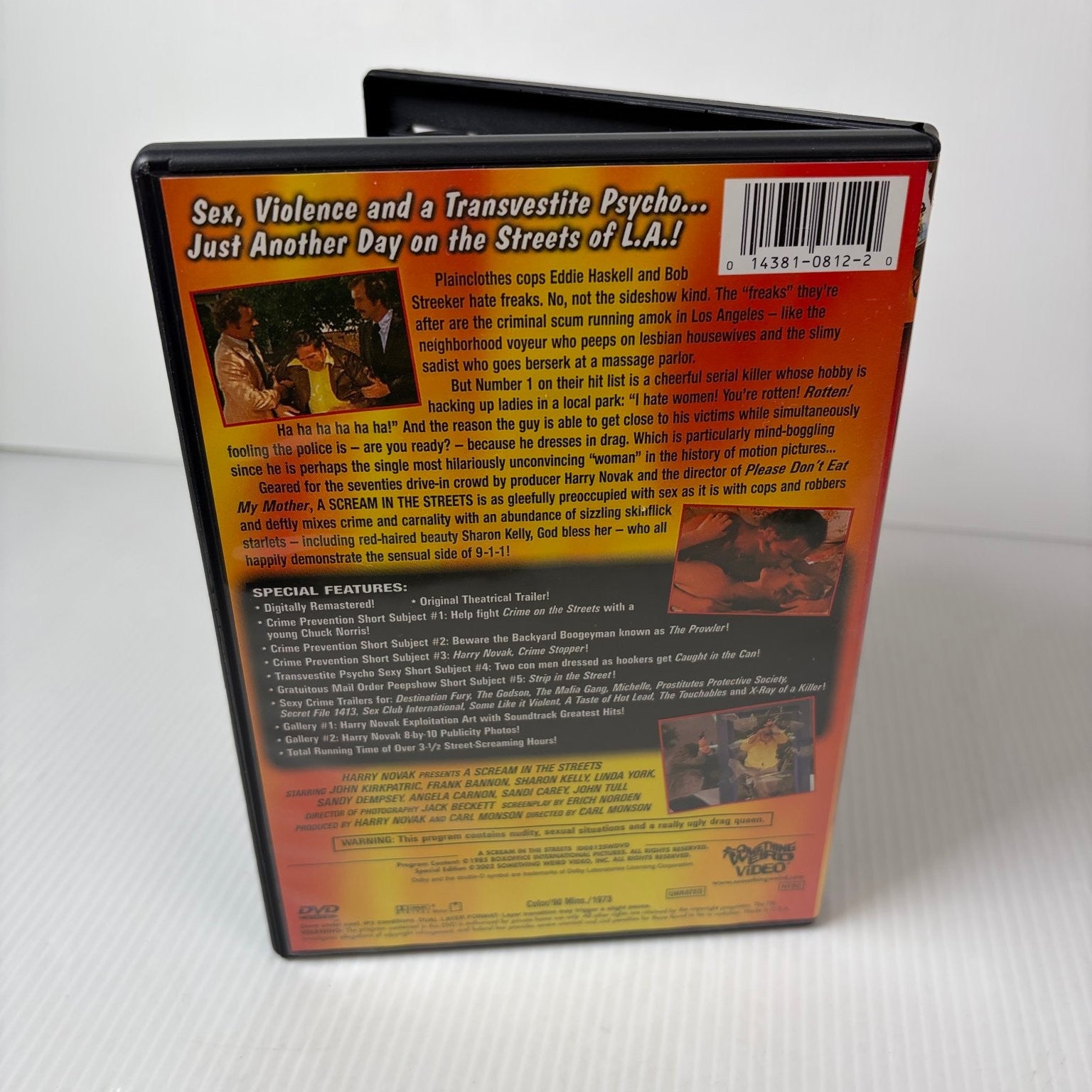 A Scream in the Streets DVD 1973 Special Edition Harry Novak Exploitation