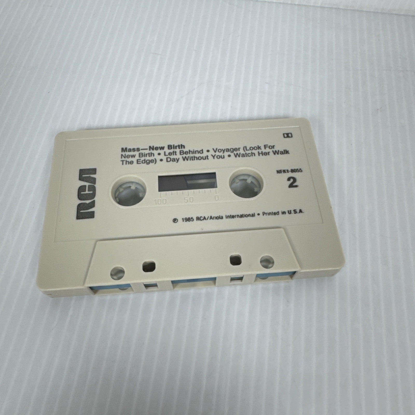 MASS NEW BIRTH RCA 1985 CASSETTE NFK1-8055 RARE BOSTON METAL