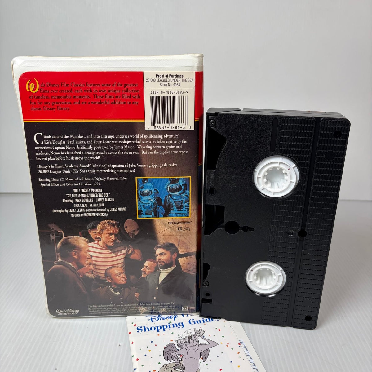 20,000 Leagues Under the Sea VHS 1994 Sci-Fi Adventure Disney Film Classics