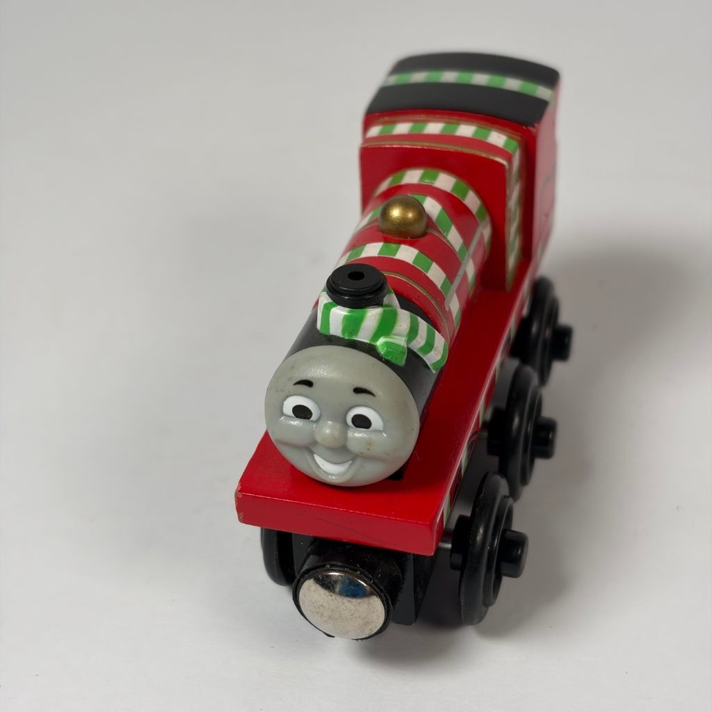 Thomas & Friends Wooden Railway James With Team Colors Train Engine Only