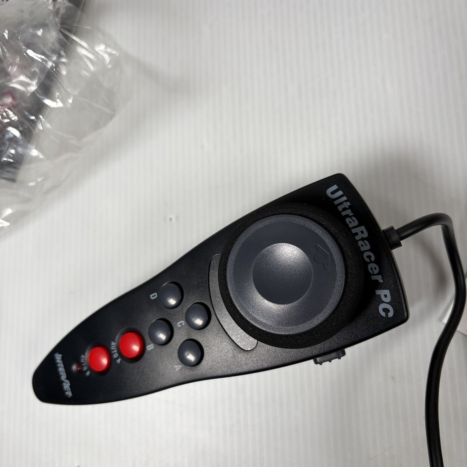 INTERACT UltraRacer PC Mini Hand Racing Wheel Controller for DOS Windows