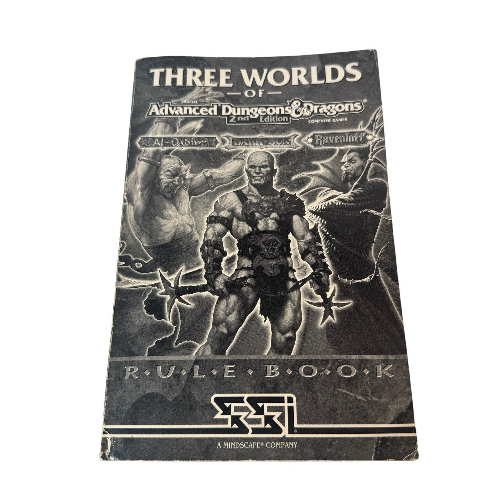Three Worlds Of Advanced Dungeons & Dragons PC Collection Manual / Rulebook Only