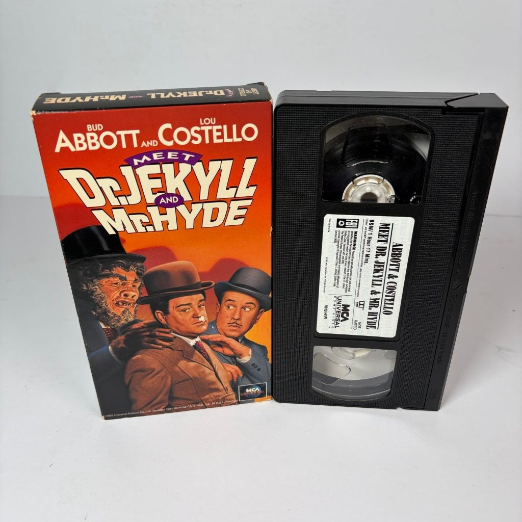 Abbott and Costello Meet Dr. Jekyll and Mr. Hyde VHS 1991 MCA Boris Karloff
